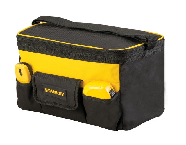 Borsa Porta Attrezzi STANLEY, 56 Cm, Base Impermeabile, Multi-tasche, Con Tracolla Regolabile E Maniglia - Modello 1-70-319