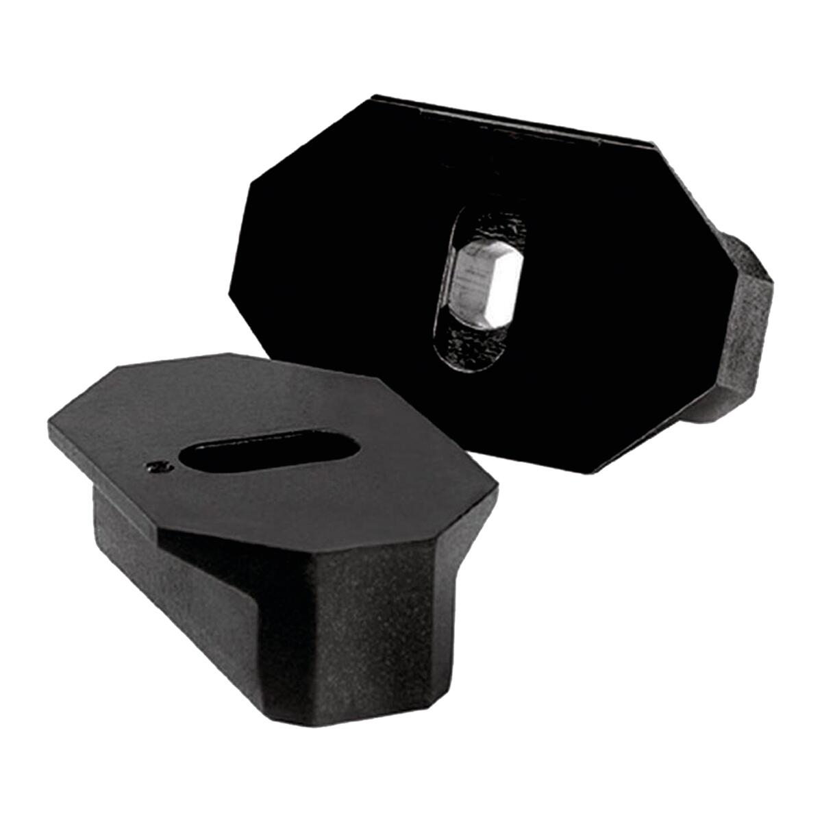 4 Pezzi Clip Di Fissaggio Per Finestre E Porte Auto, Universali, In Plastica Nera, Dimensioni 4,9x4,0x1,9 Cm, Foro 5mm, Per Vetri Di Auto, Camion, Furgoni - 4