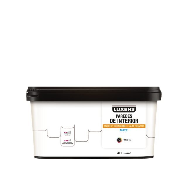 Pintura interior Luxens 4L blanco