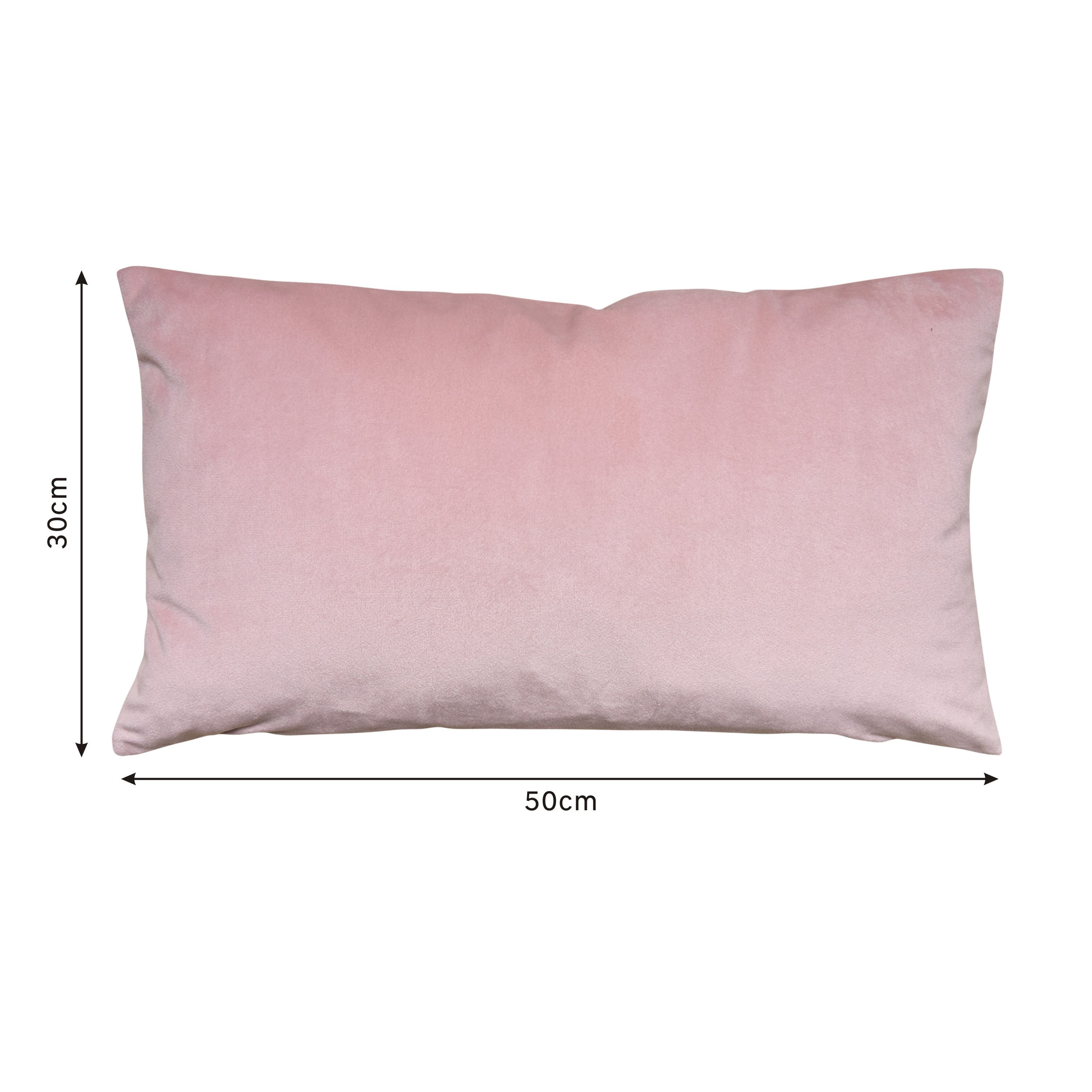 Poduszka welurowa Dubbo różowa 50 x 30 cm Inspire - 22