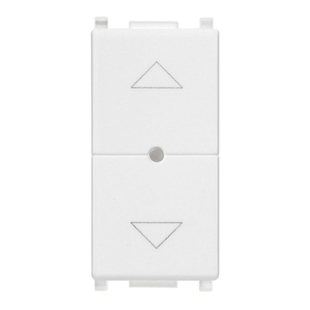 Interruttore unipolare comando tapparella connesso IoT bianco Plana smart VIMAR bianco