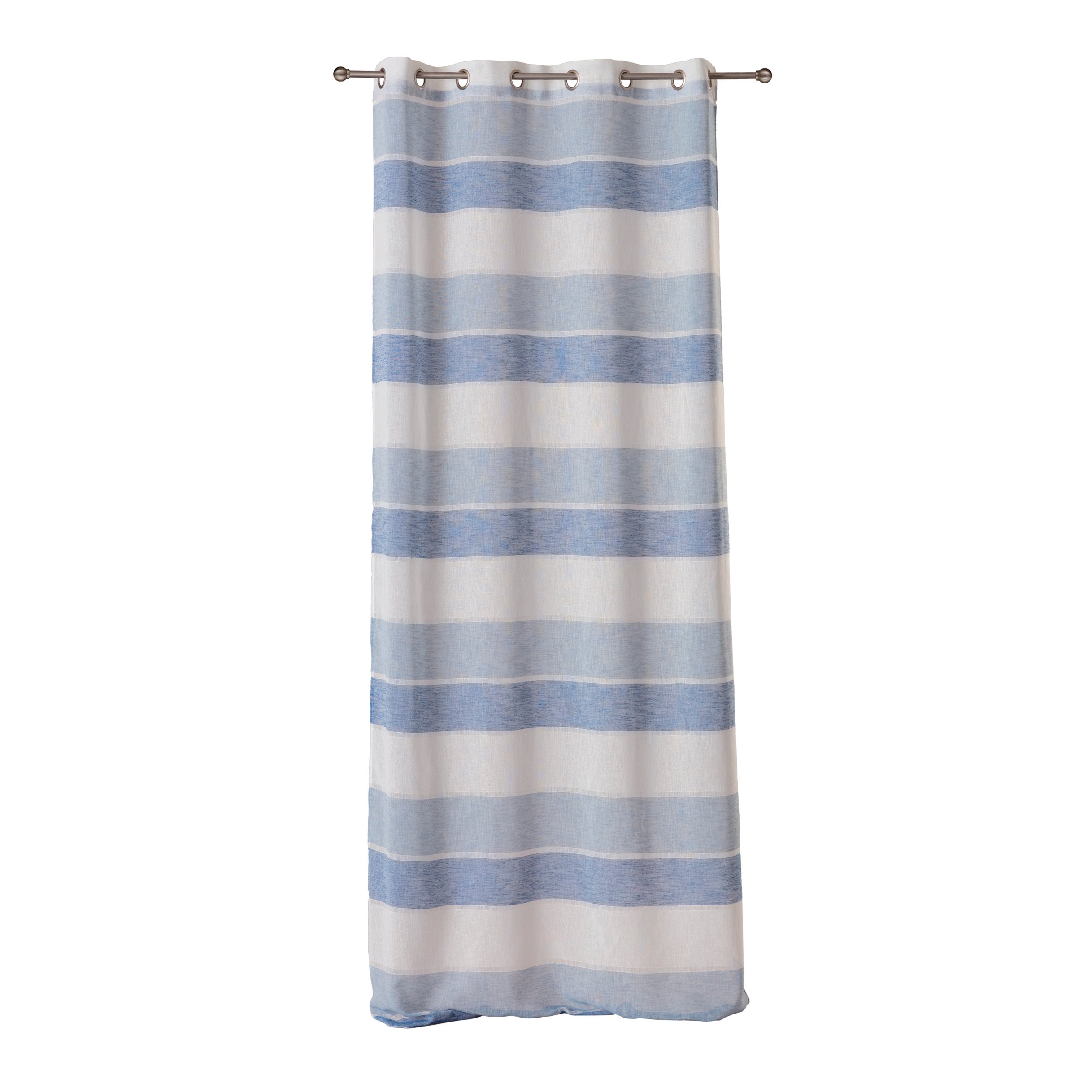 Tenda Sandra azzurro, occhiello 140x280 cm - 3