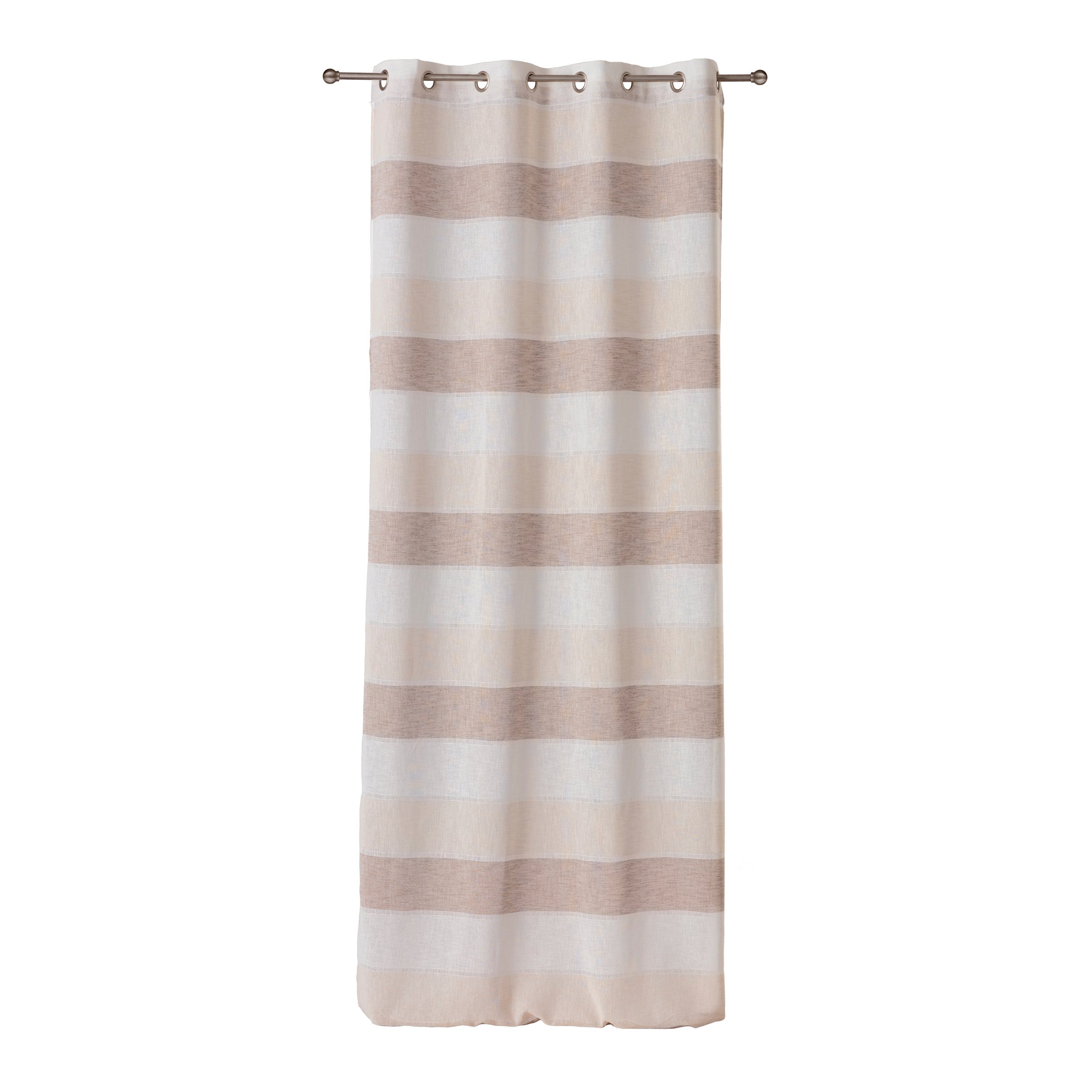 Tenda Sandra marrone, occhiello 140x280 cm - 4