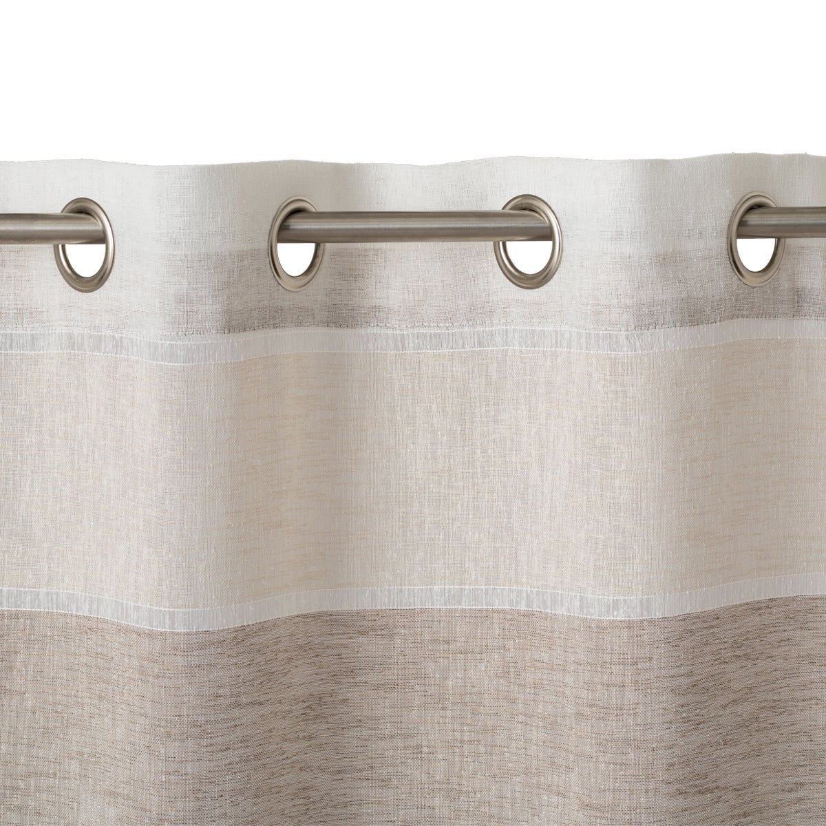Tenda Sandra marrone, occhiello 140x280 cm - 5