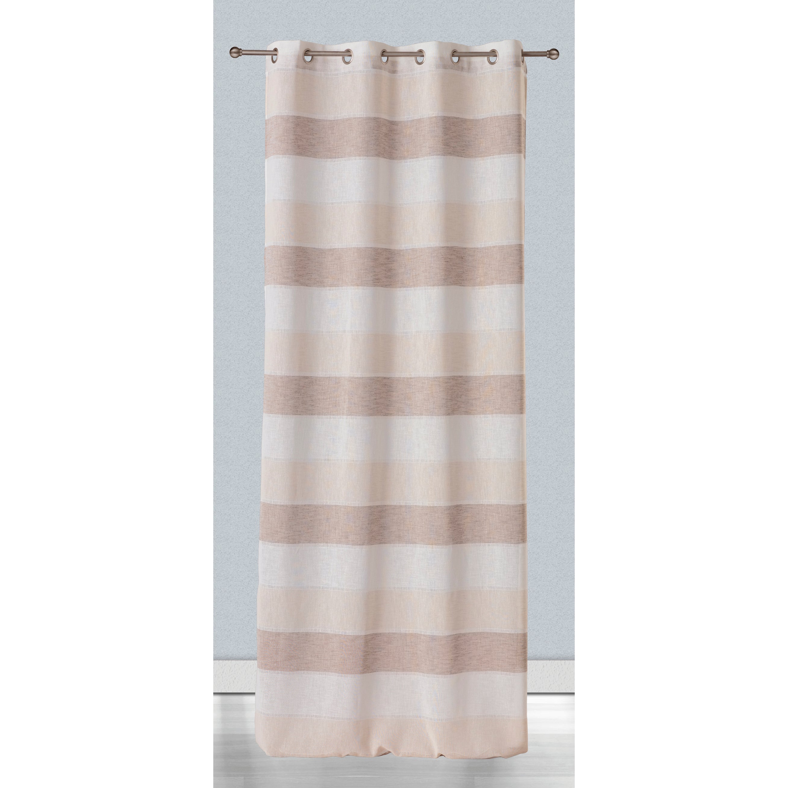 Tenda Sandra marrone, occhiello 140x280 cm - 3