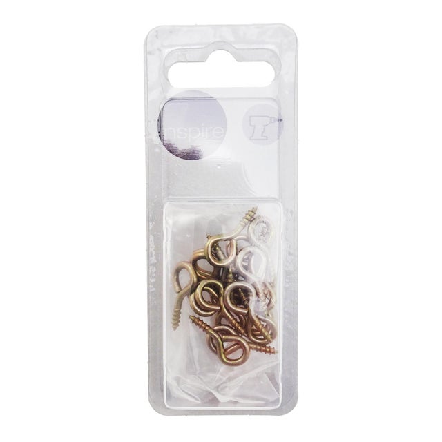 Anello per bastone per tendain ferro ottone verniciato, 20 pz  INSPIRE