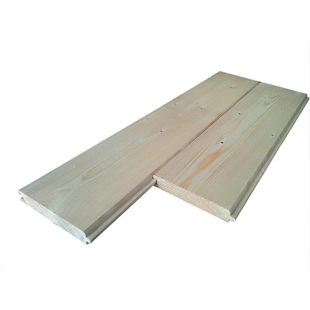 Perlina legno grezzo abete H 15 x L 200 cm Sp 25 mm