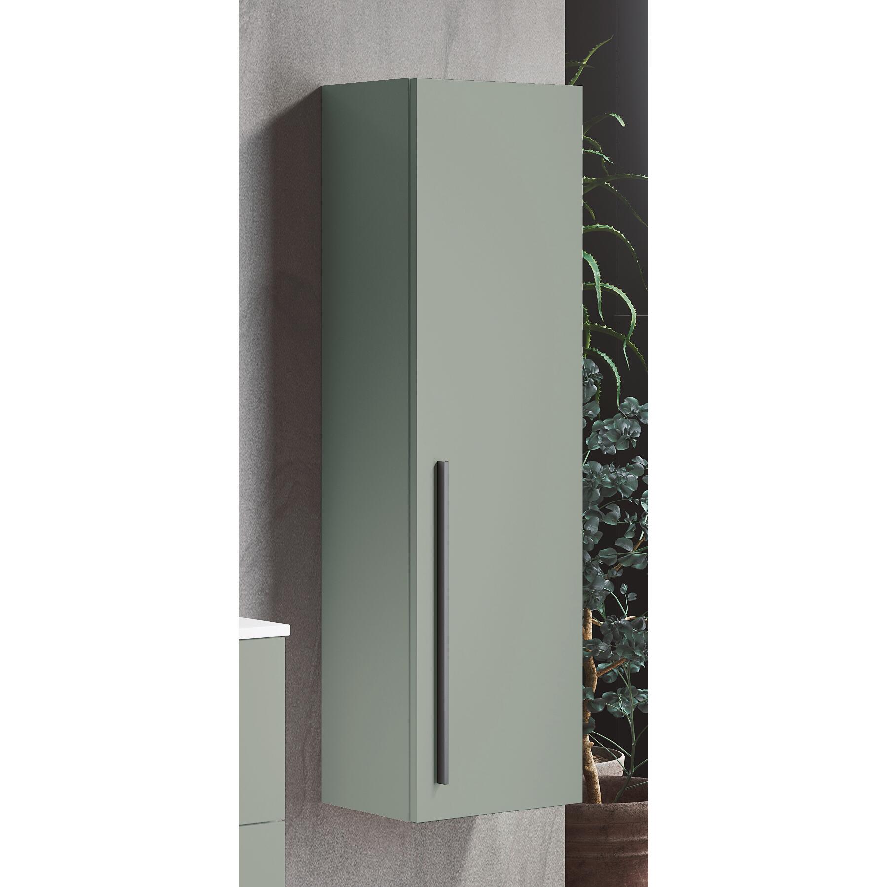 Colonna per mobile bagno Mia VISOBATH 1 anta P 27 x L 35 x H 120 cm verde muschio laccato truciolare - 4