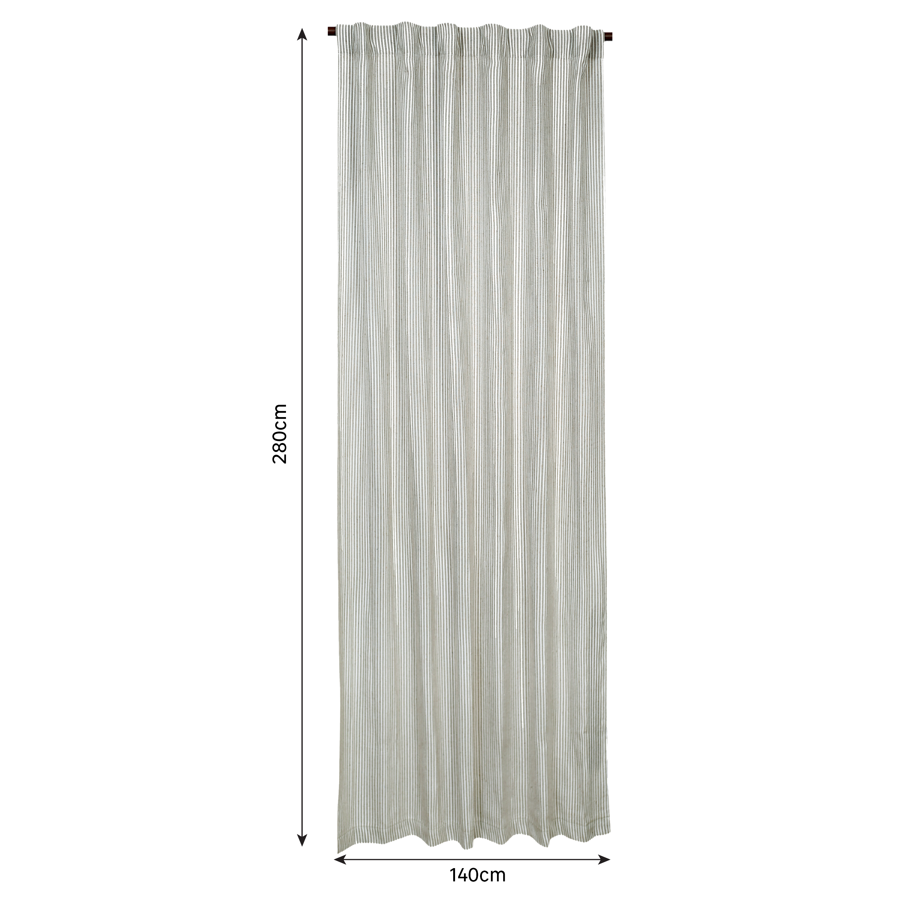 Tenda INSPIRE Naelick beige, fettuccia 140x280 cm - 12