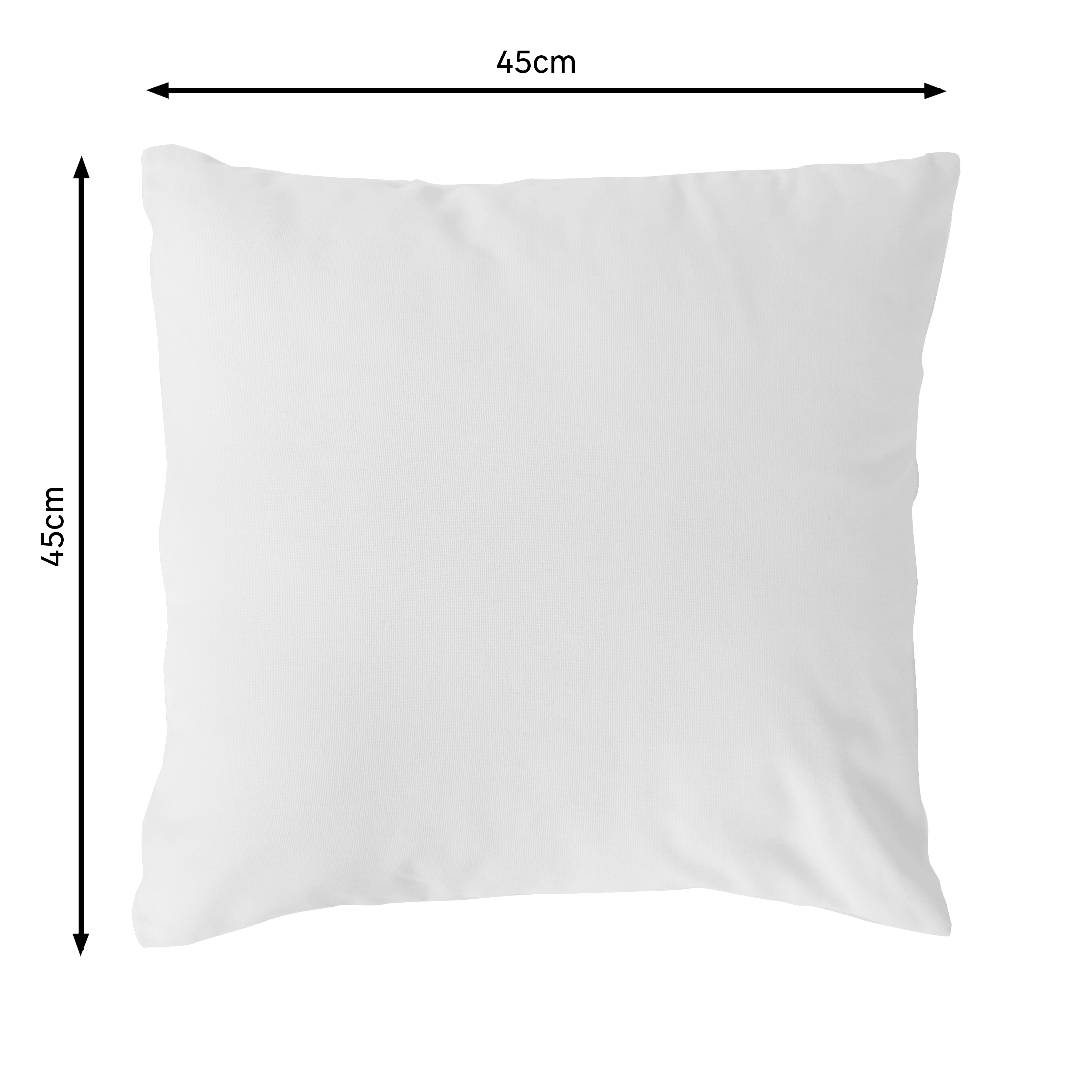 Cojín decorativo  INSPIRE Sunny algodón blanco 45x45cm - 2
