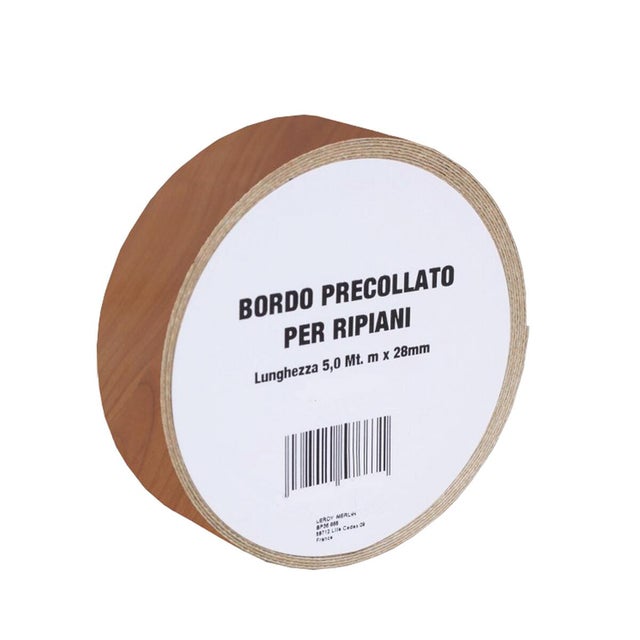Bordo preincollato in carta ciliegio H 2.8 x L 500 cm