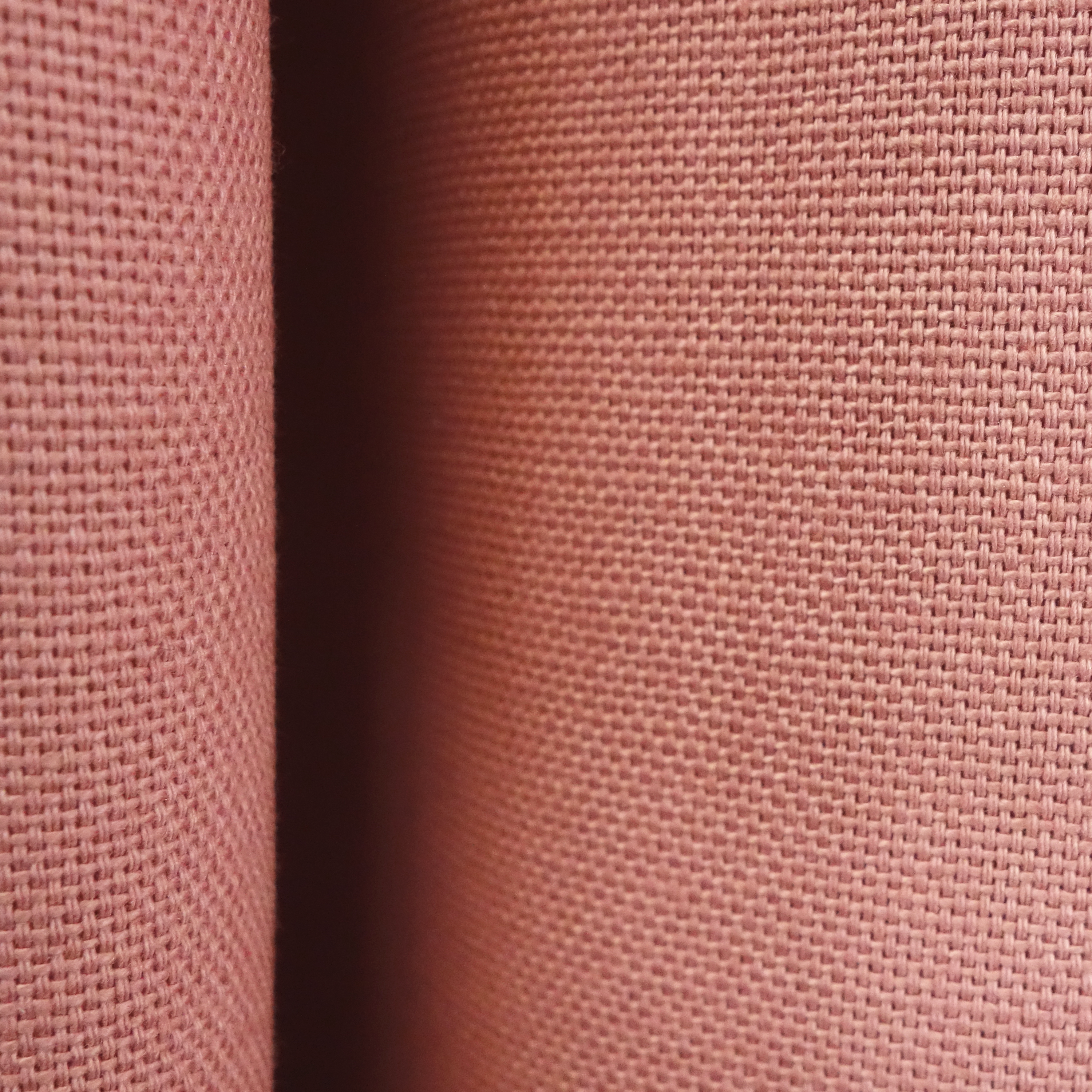 Rideau tamisant, Sunny, coton, rose H.280 x l.140 cm INSPIRE - 3