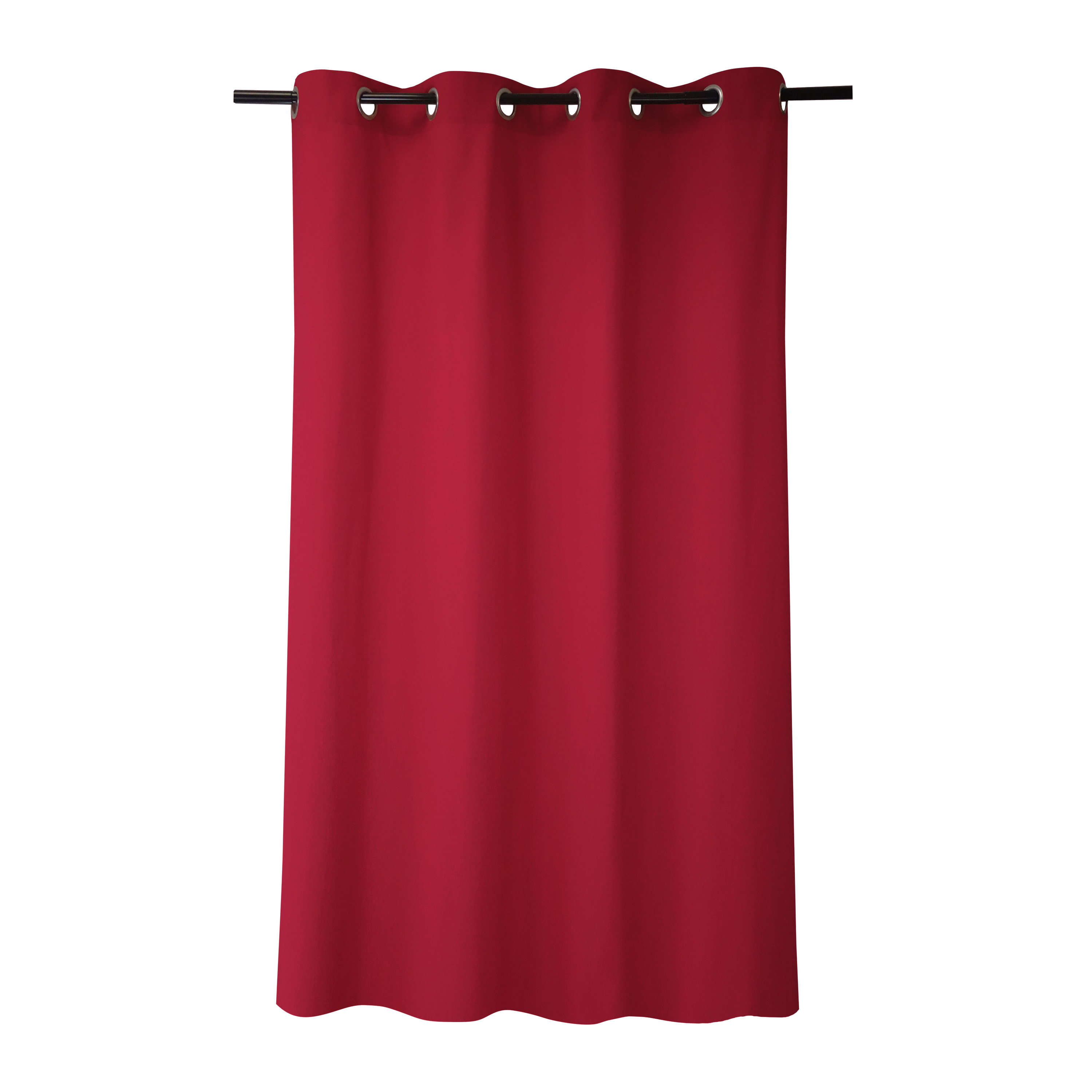 Tenda INSPIRE Sunny rosso scuro, occhiello 140x280 cm - 2