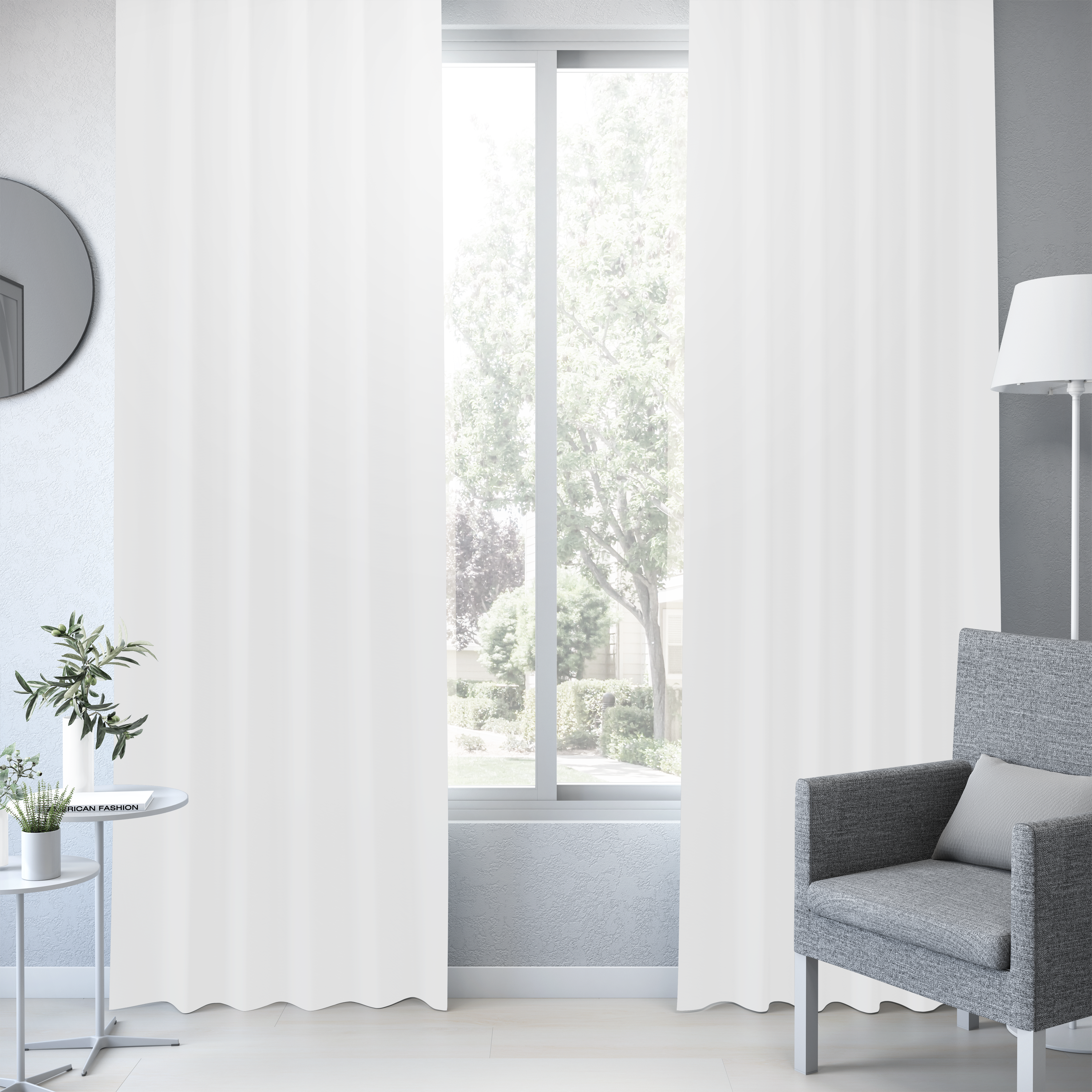 Tenda INSPIRE Sunny bianco, occhiello 140x280 cm - 8