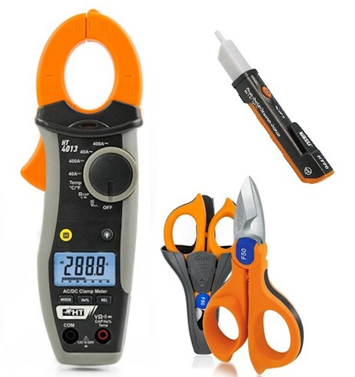 Pinza Amperometrica HT4013 | CAT III 600V | 4000A | Per Misure Elettriche Professionali - Foto 3