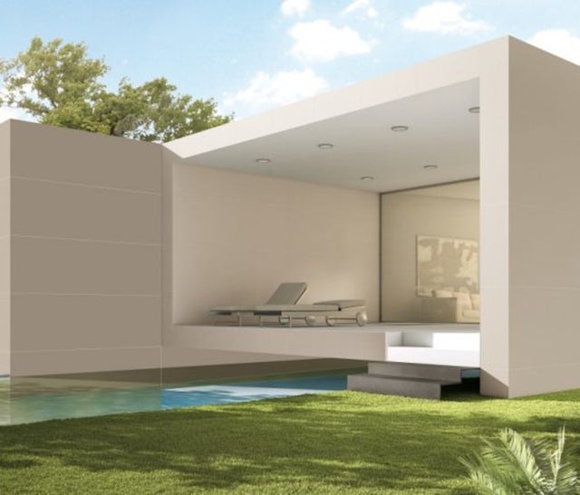 Piastrella da pavimento e rivestimento interno 100 x 100 cm Sp. 3.5 mm rettificato Basic in gres porcellanato bianco opaco traffico intenso (pei 4/5) R9