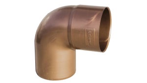 Tubo Pluviale Tondo Colore Rame Antico – Diametro 100 Mm, Lunghezza 2 Metri, In Polimglass Resistente A Urti E Agenti Atmosferici