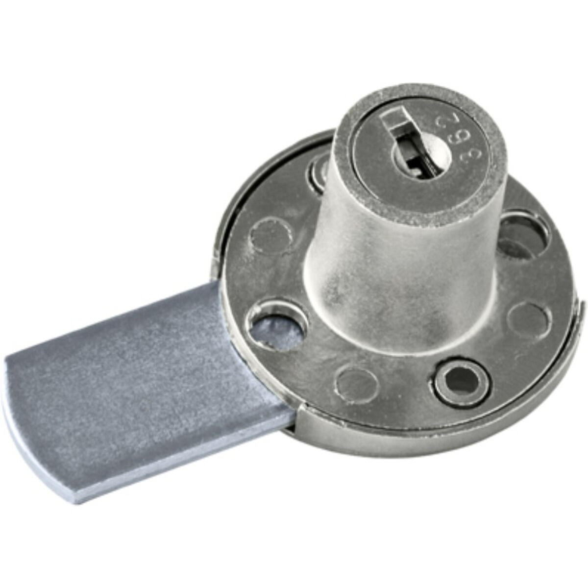 1 Serratura Per Armadio, Serratura Da Avvitare, Metallo Nichelato, 25 Mm Con Chiave - Foto 6