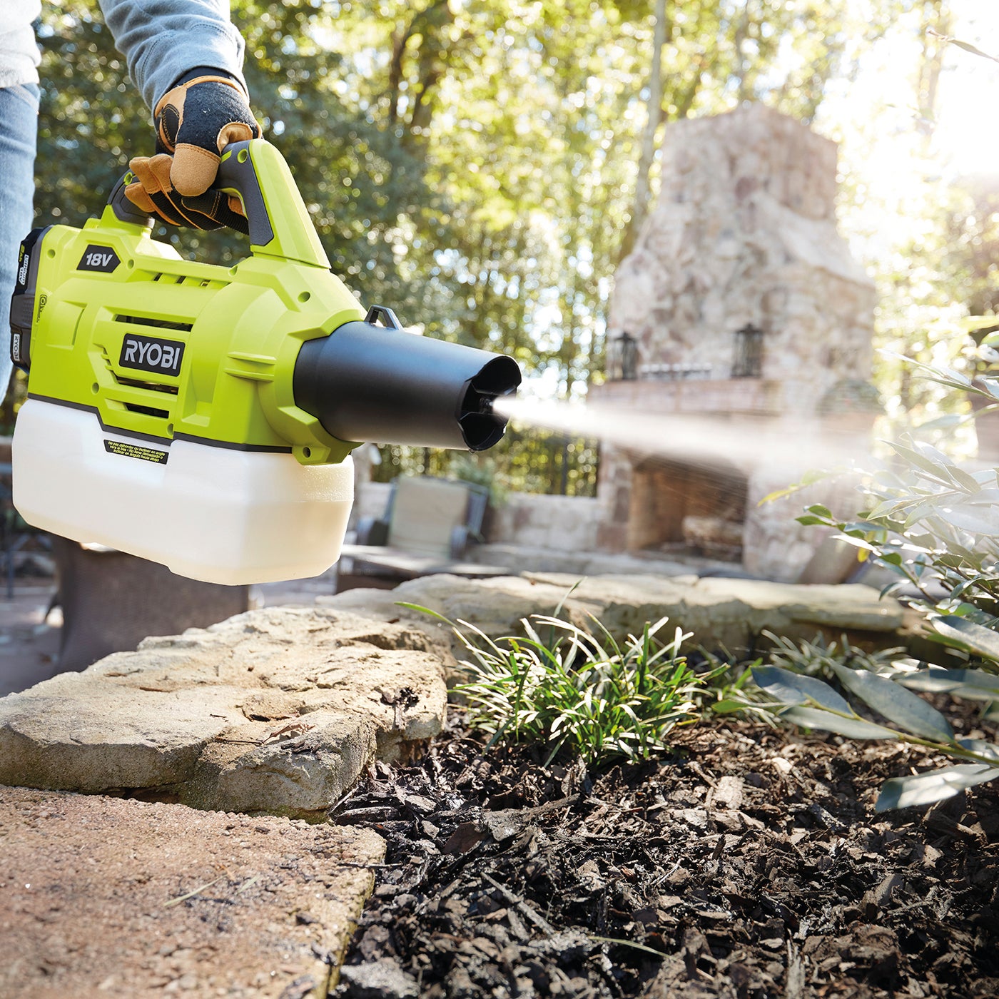 Atomizzatore a batteria RYOBI RY18FGA-0 2 L, batteria non inclusa - 12