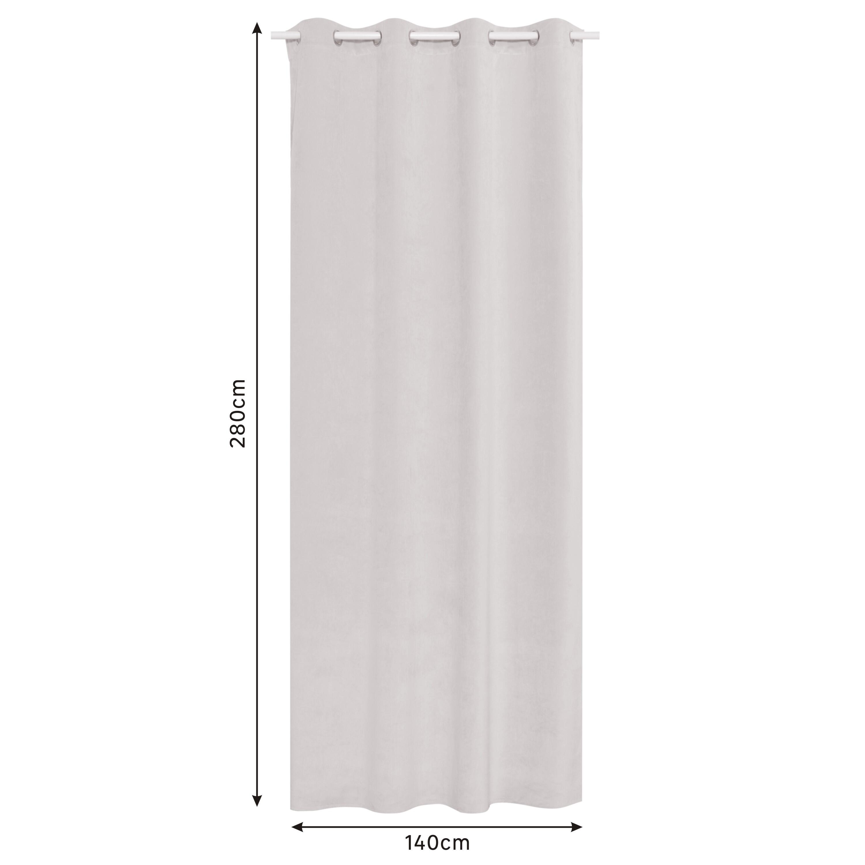 Cortinado ilhós Dubbo 140x280cm trench Inspire - 5