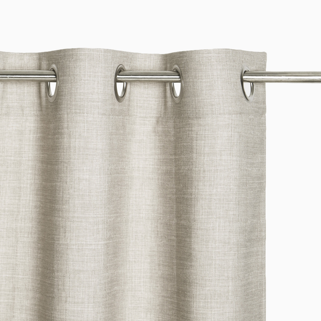 Tenda INSPIRE Malonn grigio chiaro, occhiello 140x280 cm