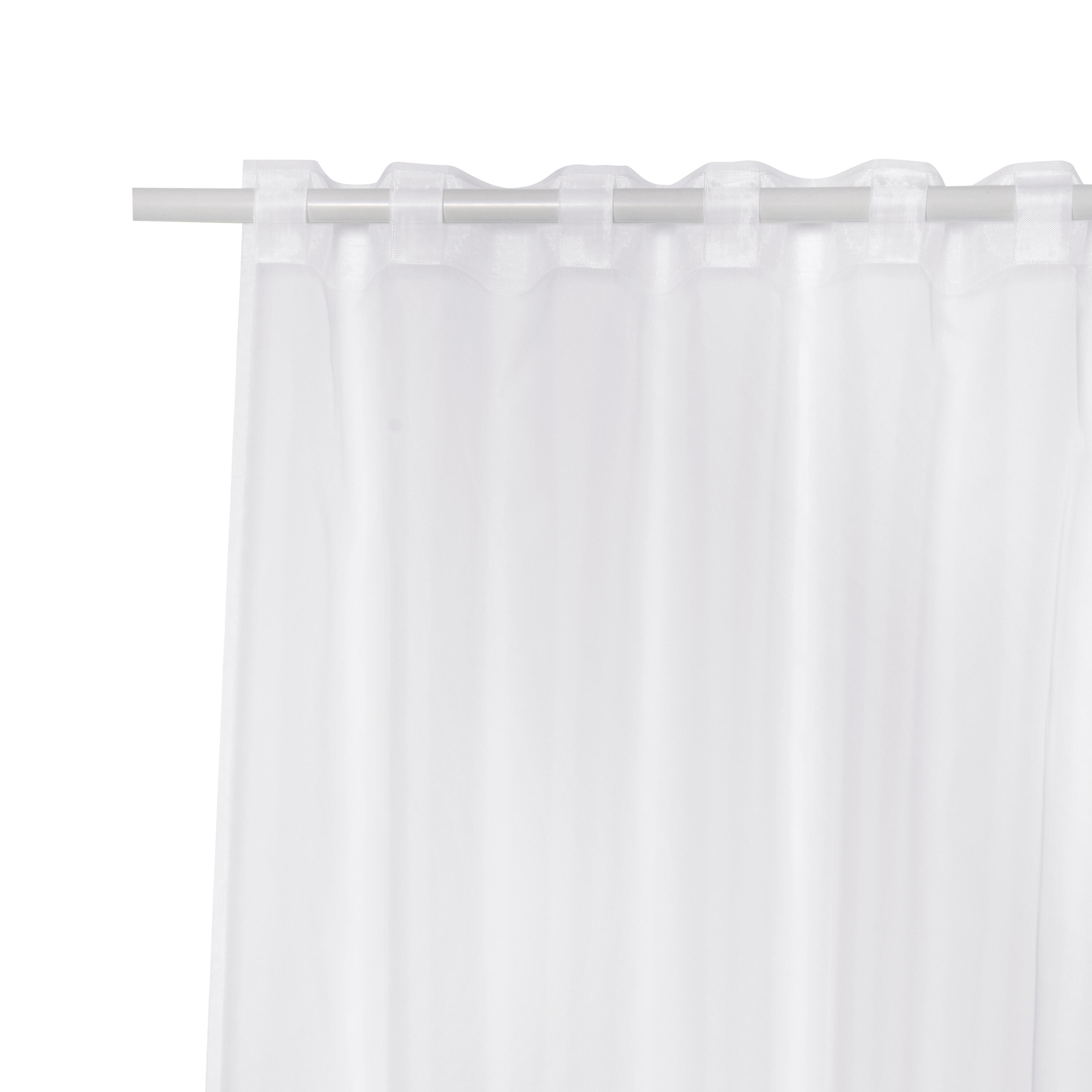 Rideau semi-transparent, Polyone, blanc H.280 x l.140 cm INSPIRE - 4