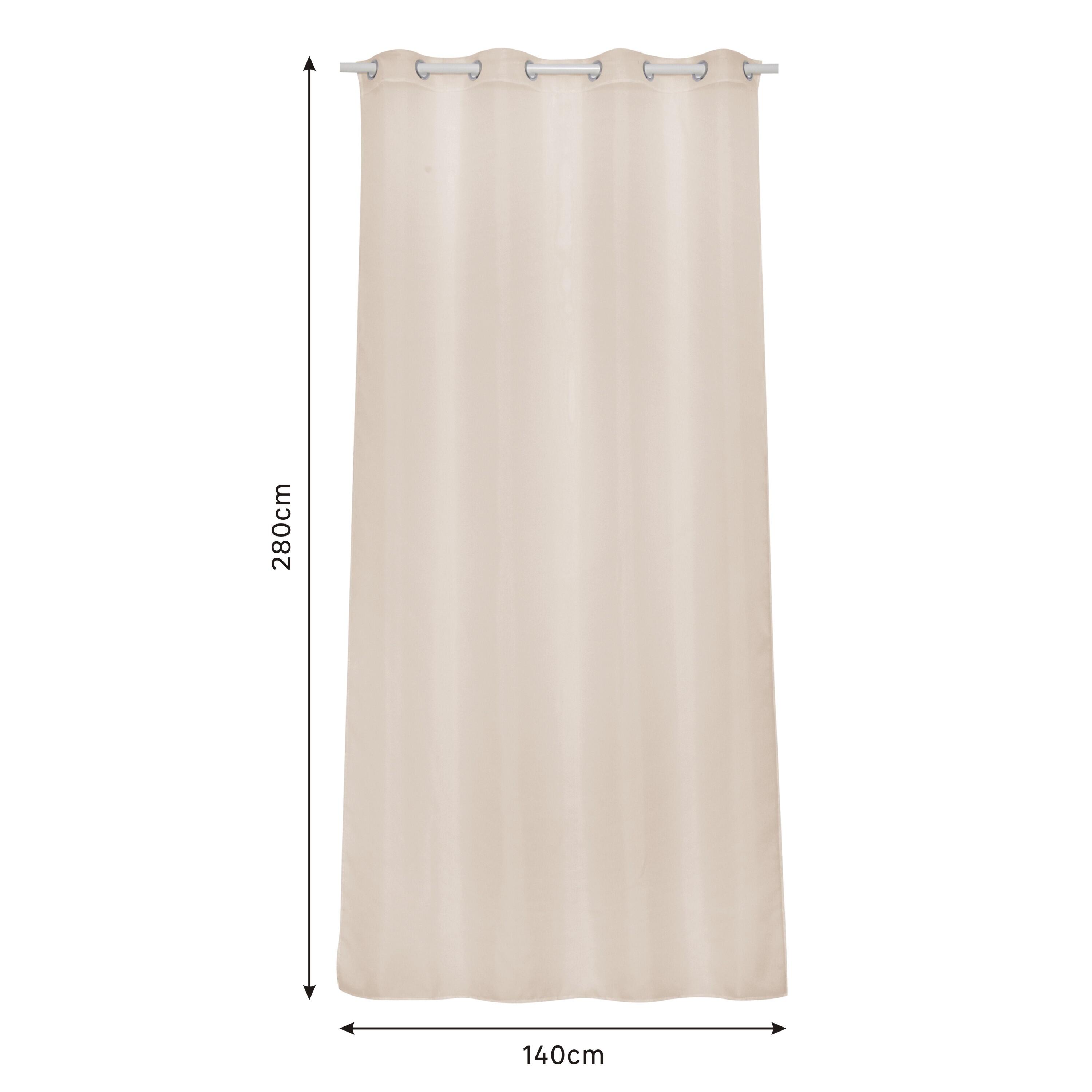 Tenda INSPIRE Polyone beige, occhiello 140x280 cm - 8