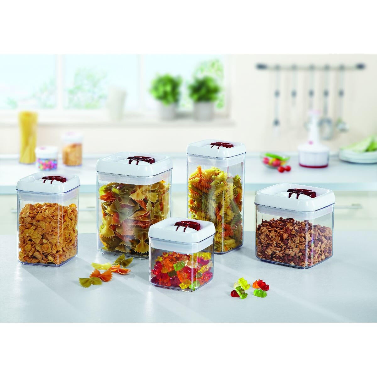 Contenitore portavivande 1 Lt Fresh&Easy Quadro LEIFHEIT in polipropilene trasparente L 9.9 x H 10.3 x P 9.9 cm - 2