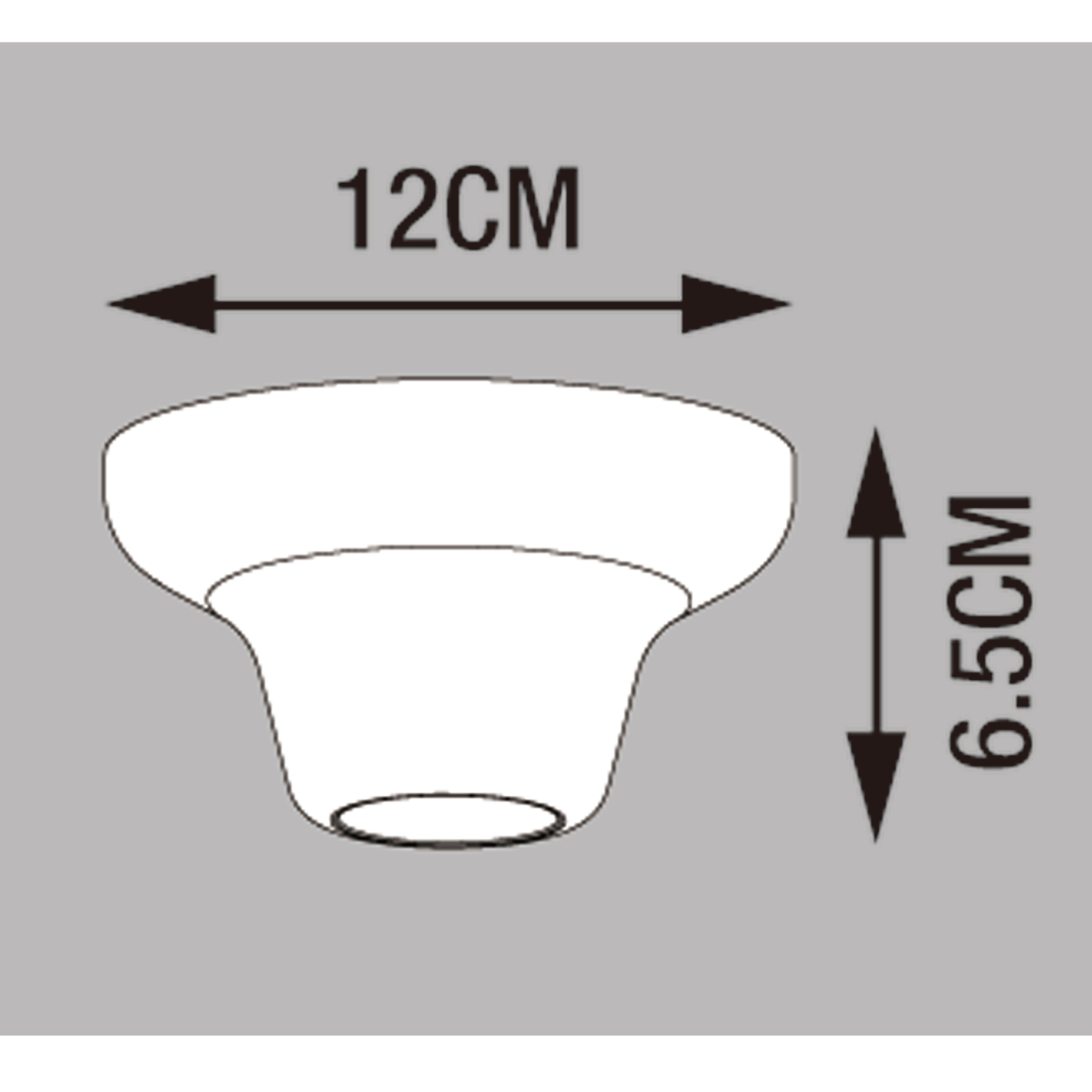 Plafoniera industriale Goteo Ø 12 cm nero IP20, 1XE27 INSPIRE - 5