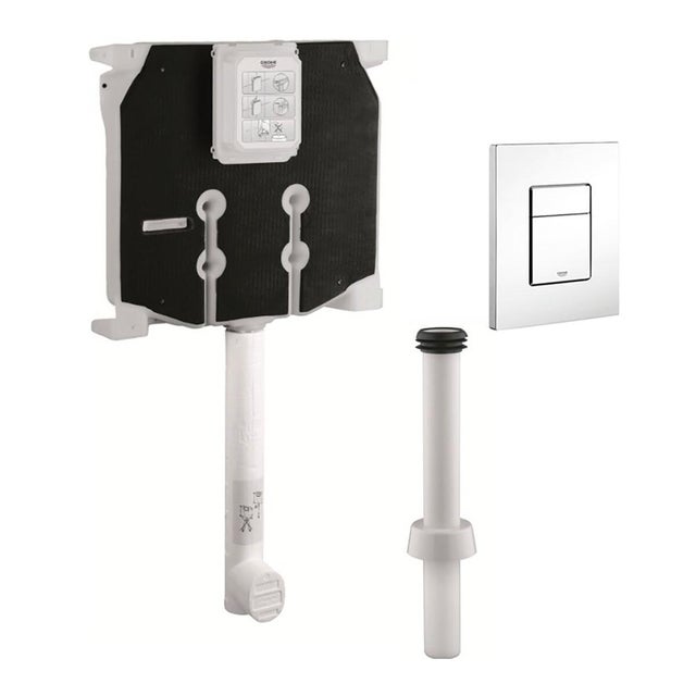 Cassetta wc a incasso GROHE + canotto pulsante doppio comando 9 L