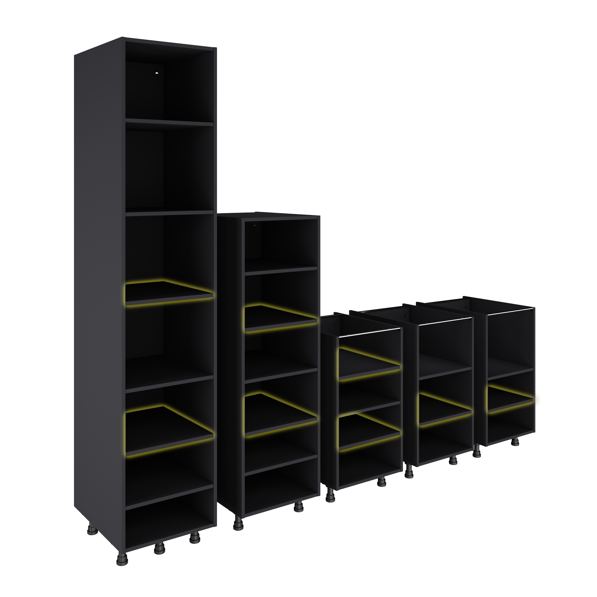 Lot de 2 Etagère pour intérieur de caisson DELINIA ID l.56.7 x P.32.8 cm - 3