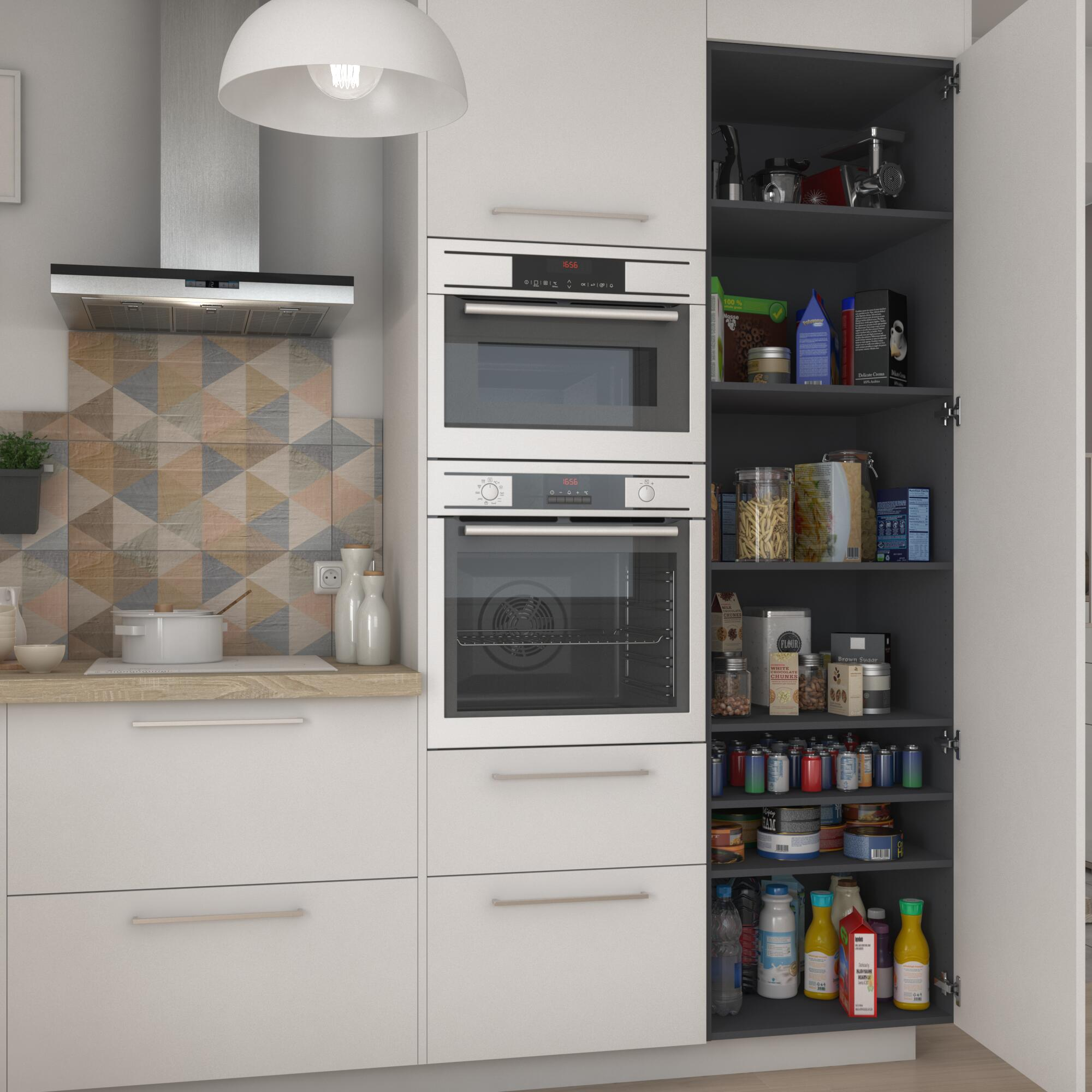 Lot de 2 Etagère pour intérieur de caisson DELINIA ID l.56.7 x P.51.5 cm - 2