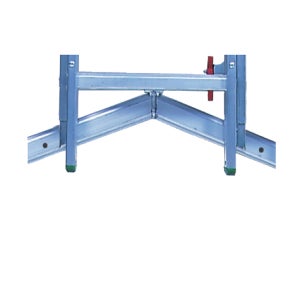 Stabilizzatore Per Scale In Alluminio - Accessorio Sicurezza Per Pulizia Grondaie, Con Gomma Antiscivolo