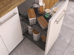 Accesorio organizador extraíble para mueble de cocina DELINIA ID 56x60x76.8  cm