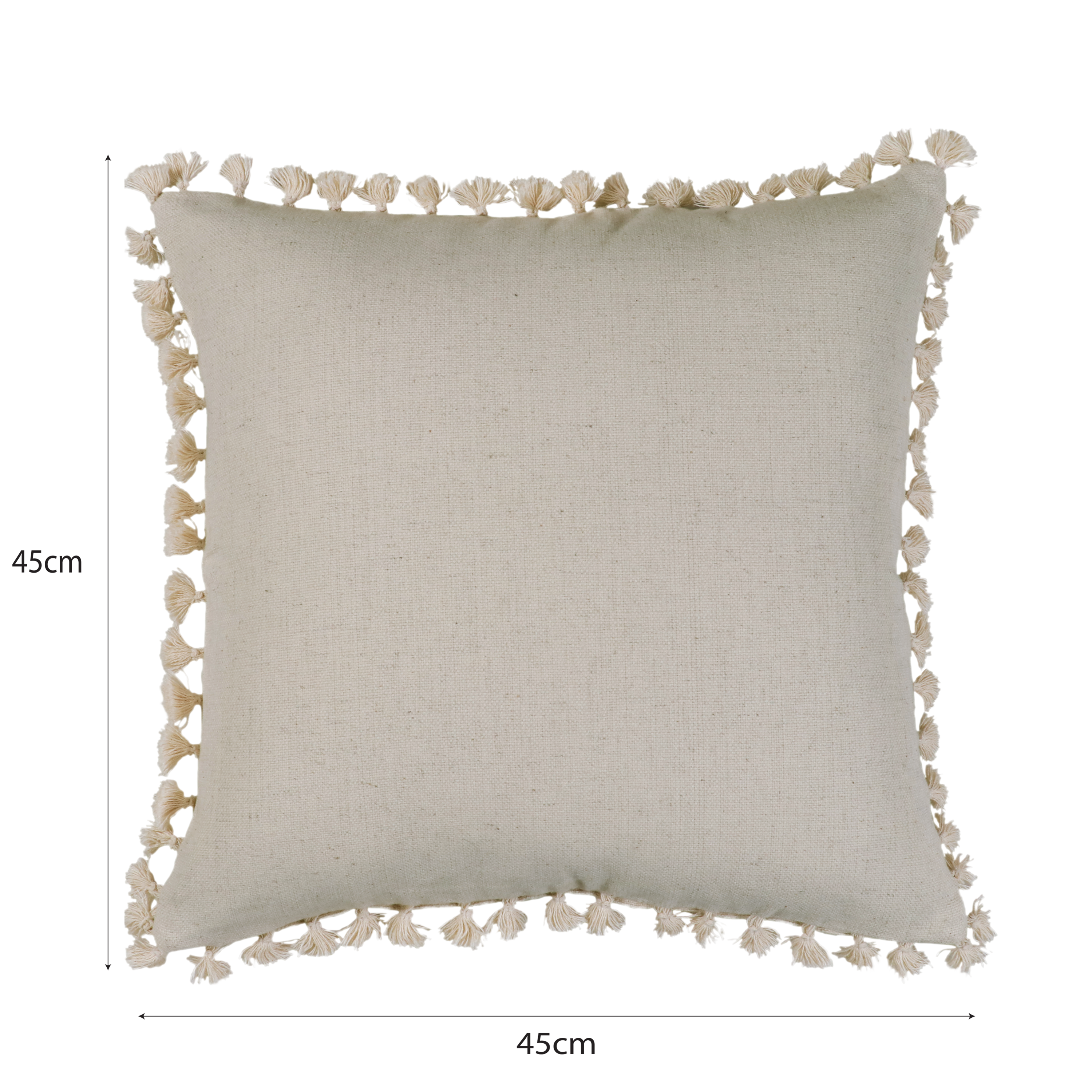 Almofada decorativa INSPIRE NEILIO 45X45CM NATURAL - 6