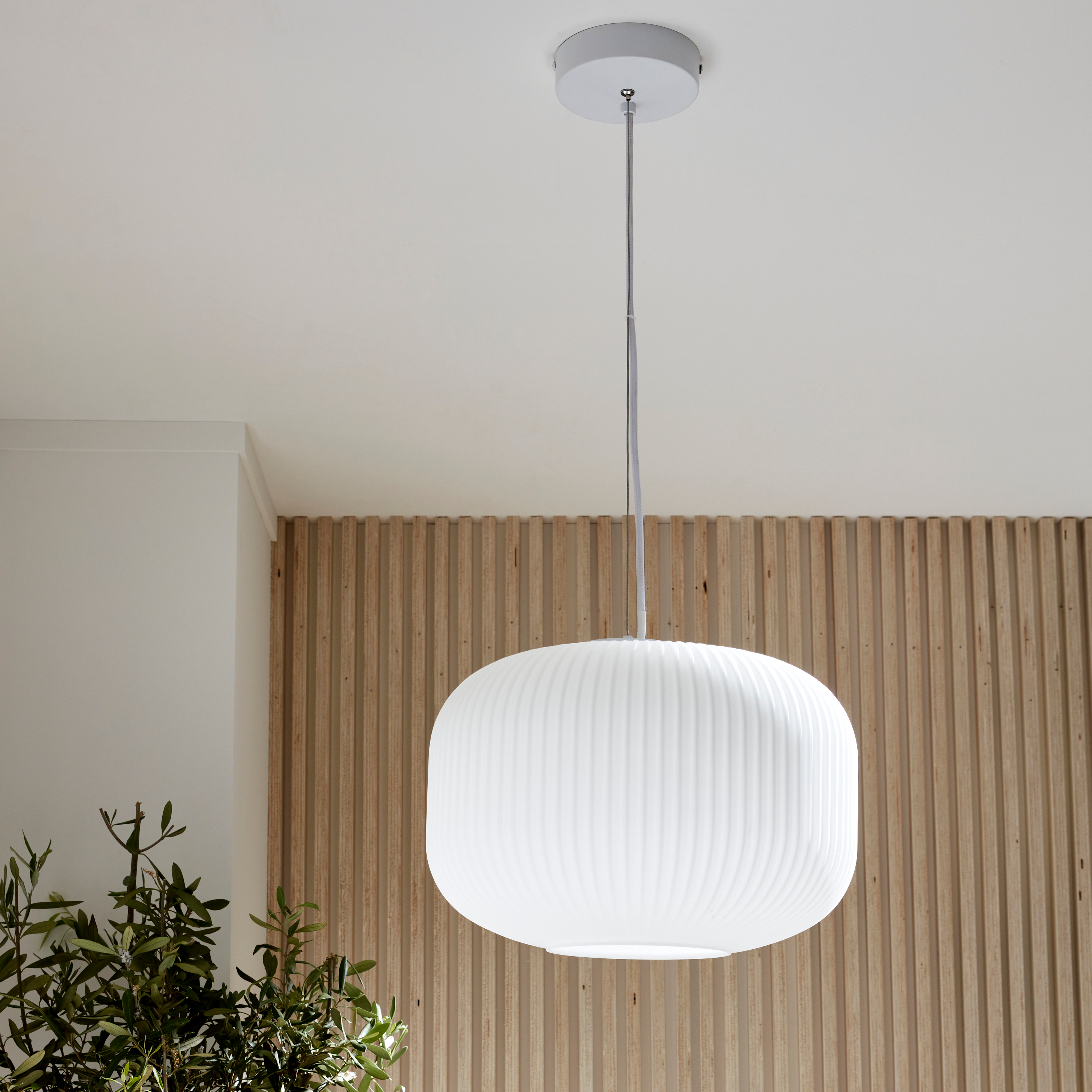 Lampa wisząca Belluna biała E27 Inspire - 7