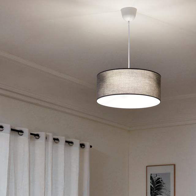 Lampa wisząca Sitia 48 cm szara 3 x E27 Inspire
