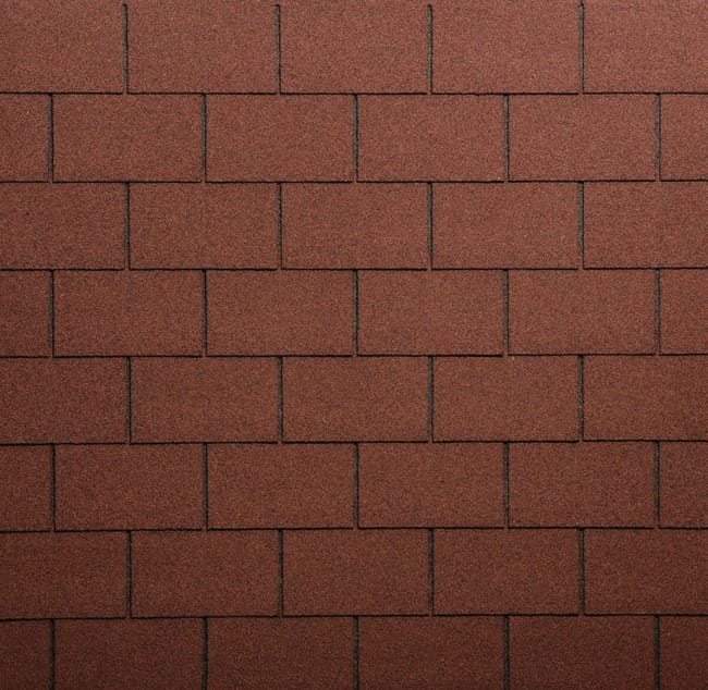 Leroymerlin Tegola canadese ONDULINE Bardoline Classic rettangolare in bitume rosso 34 x 100 cm Sp 3 mm 2.32 mq