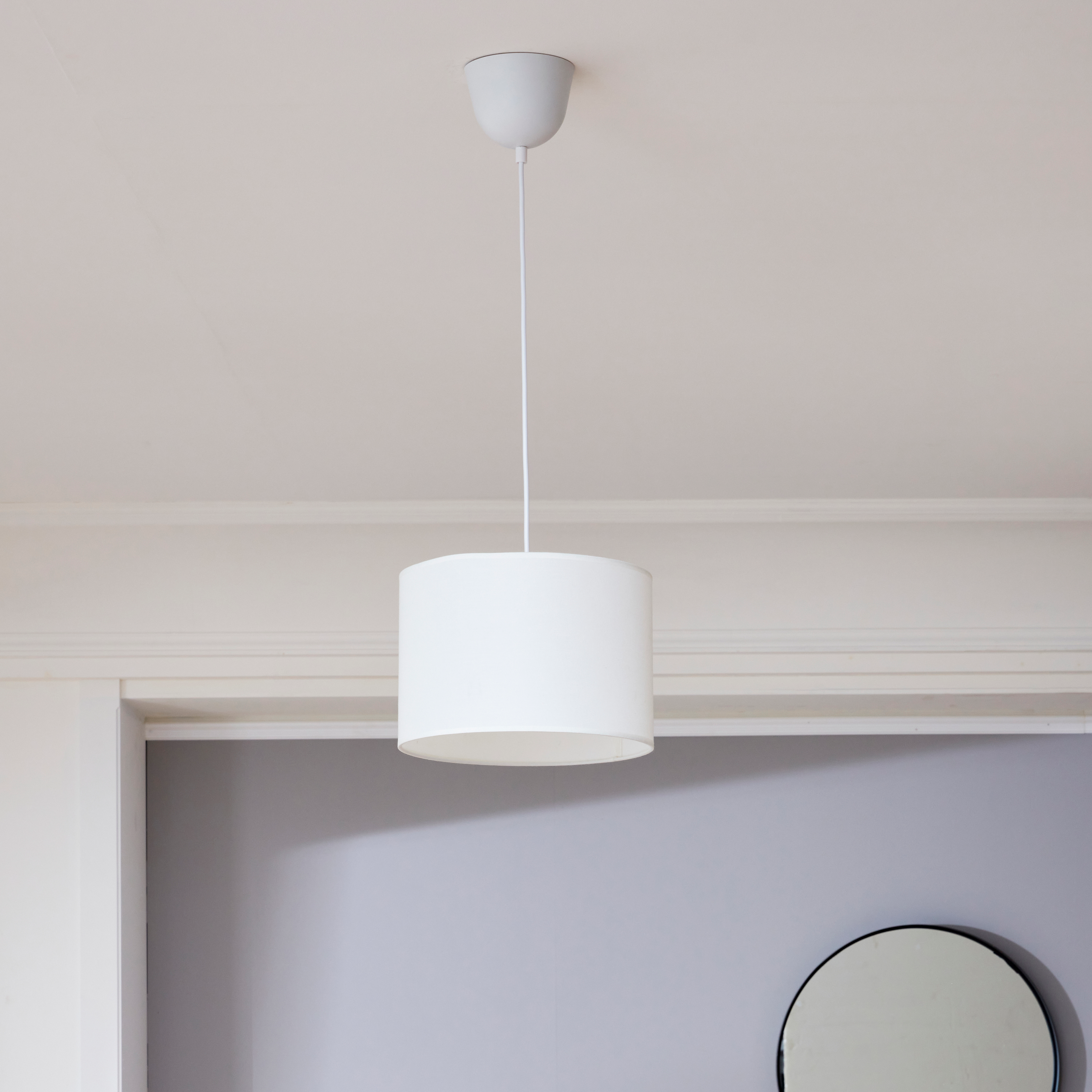 Lámpara de techo inspire sitia una luz e27 29 cm blanca
