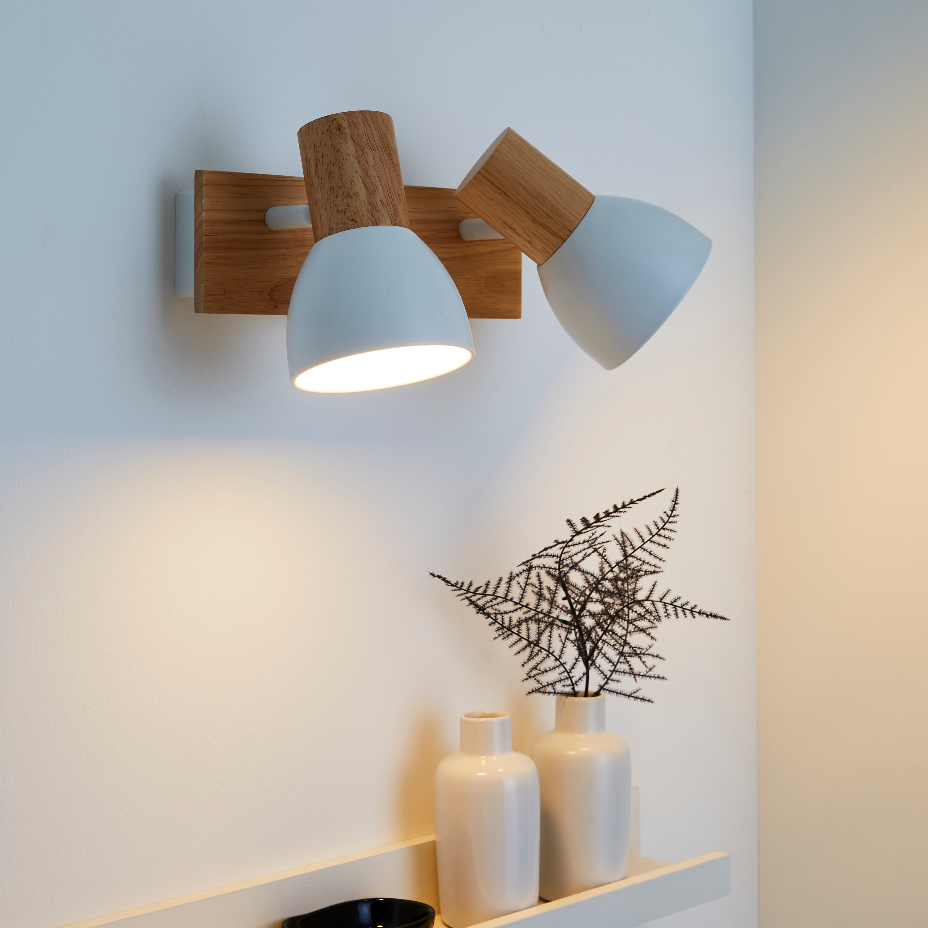 Listwa reflektorowa Venosa drewniany 2 x E14 Inspire - 4