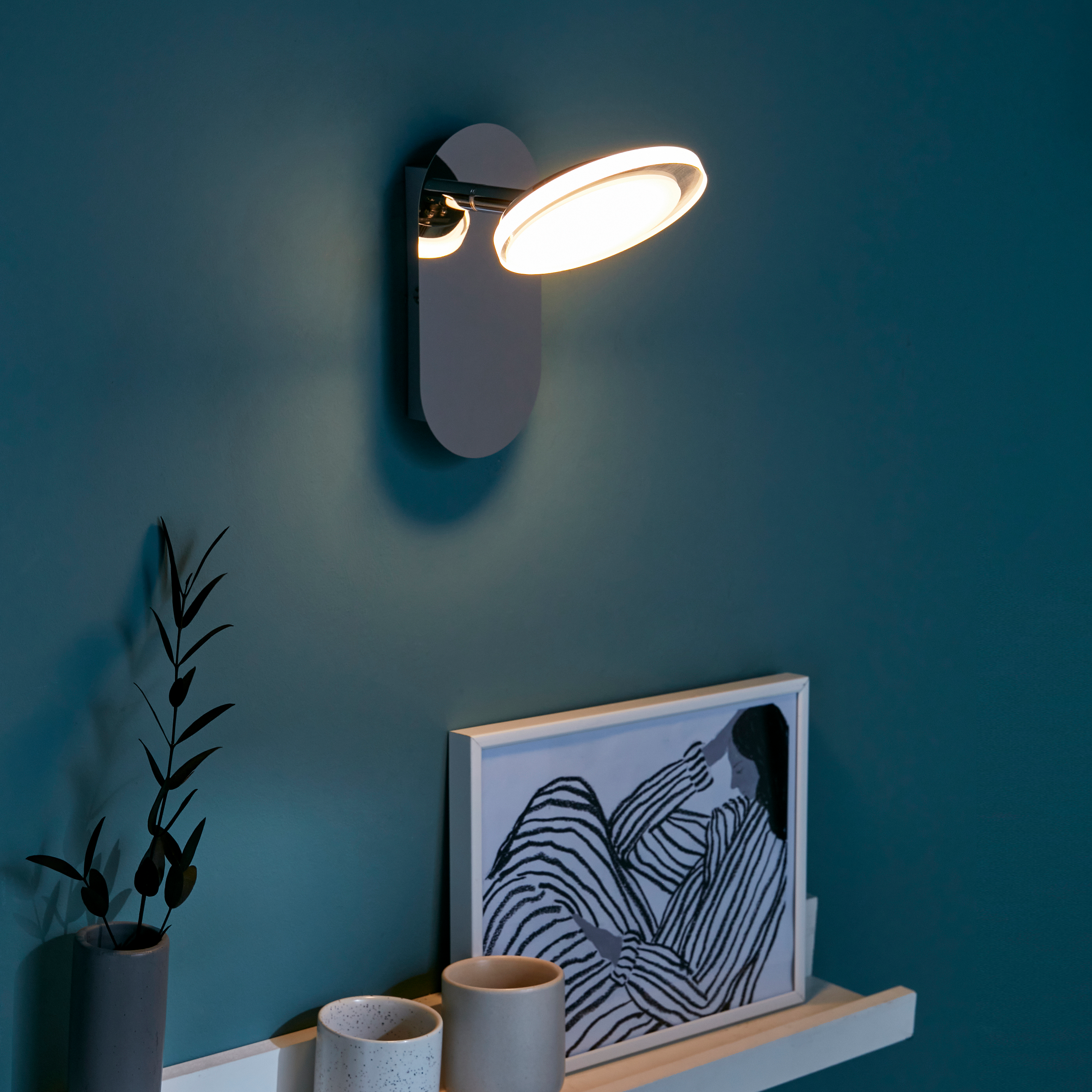 Reklektorek Loob 630lm chrom LED Inspire - 2