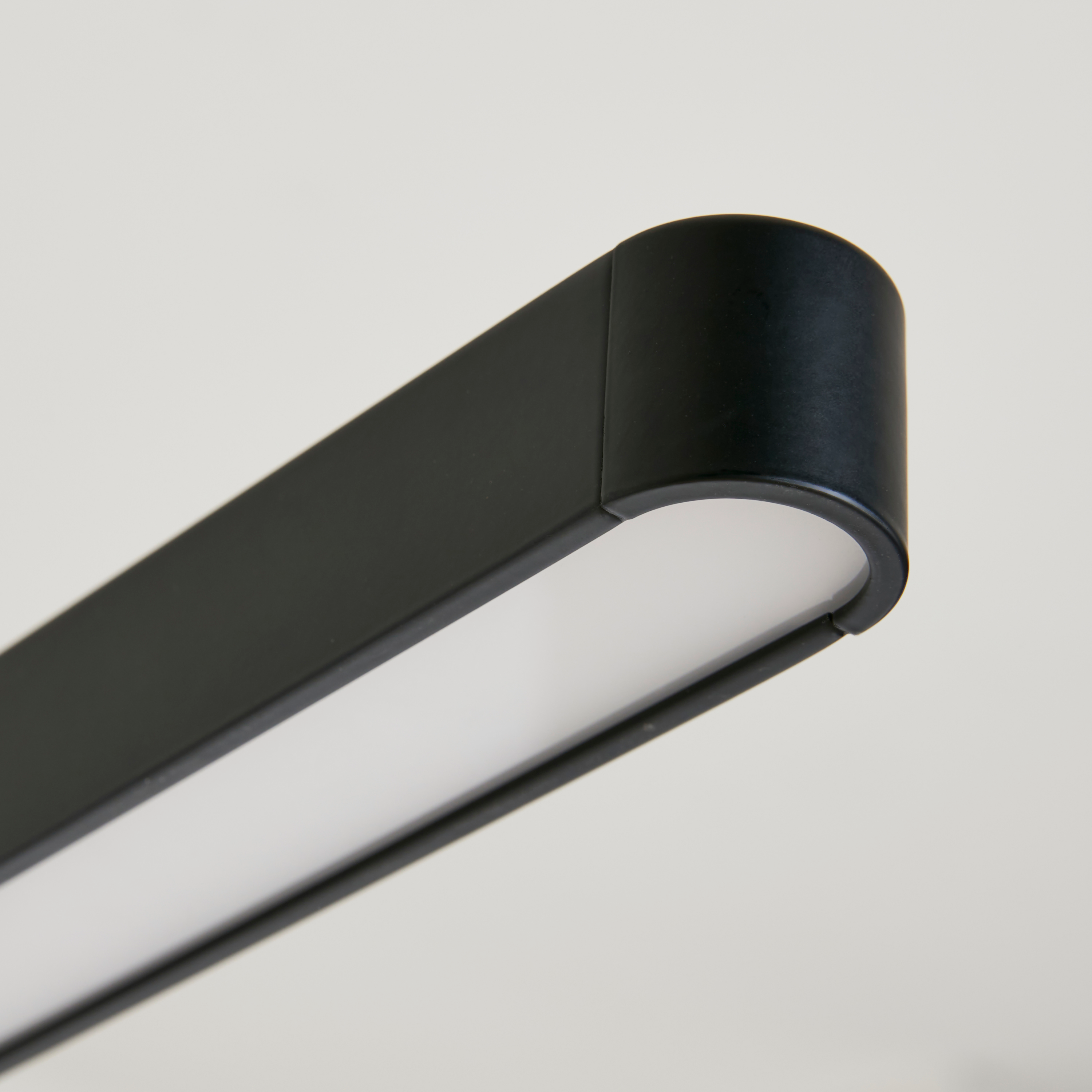 Lampa wisząca Flut czarna LED Inspire - 16