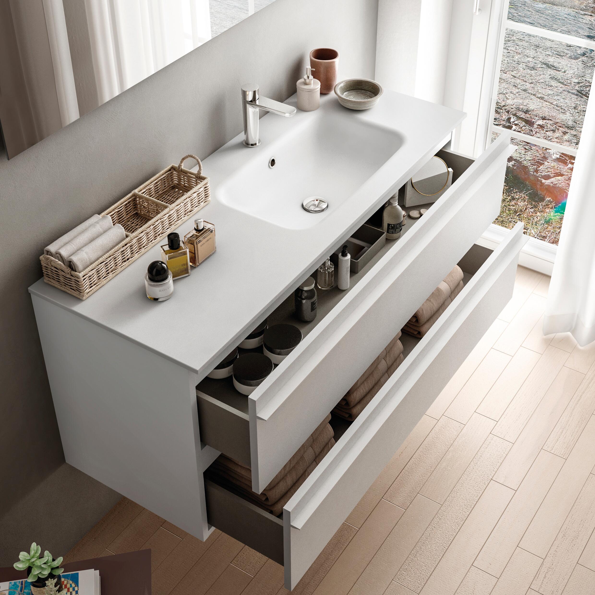 Garlivo GLA-120 - Mobile sottolavabo, con cassetti, colore