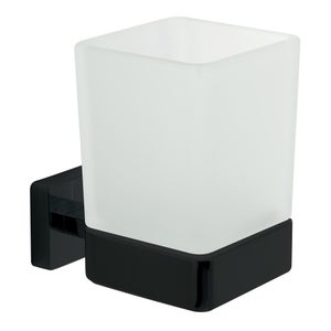 Trade Shop - Bicchiere Ricambio Porta Spazzolino In Vetro Satinato Bagno Accessori 9,5x6,7 Cm - | Leroy Merlin