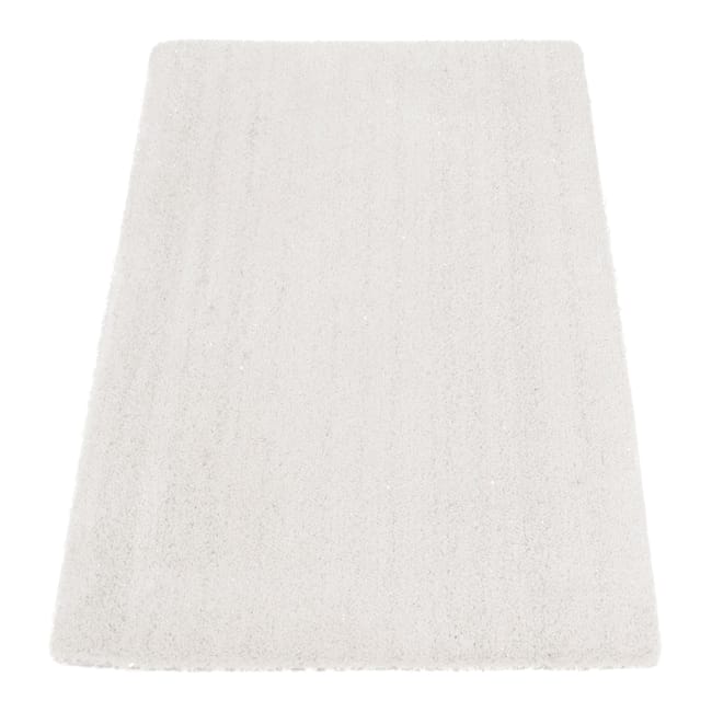 Leroymerlin Tappeto tapp. Twinkle white natale antiscivolo bianco L 170 x L 120 cm