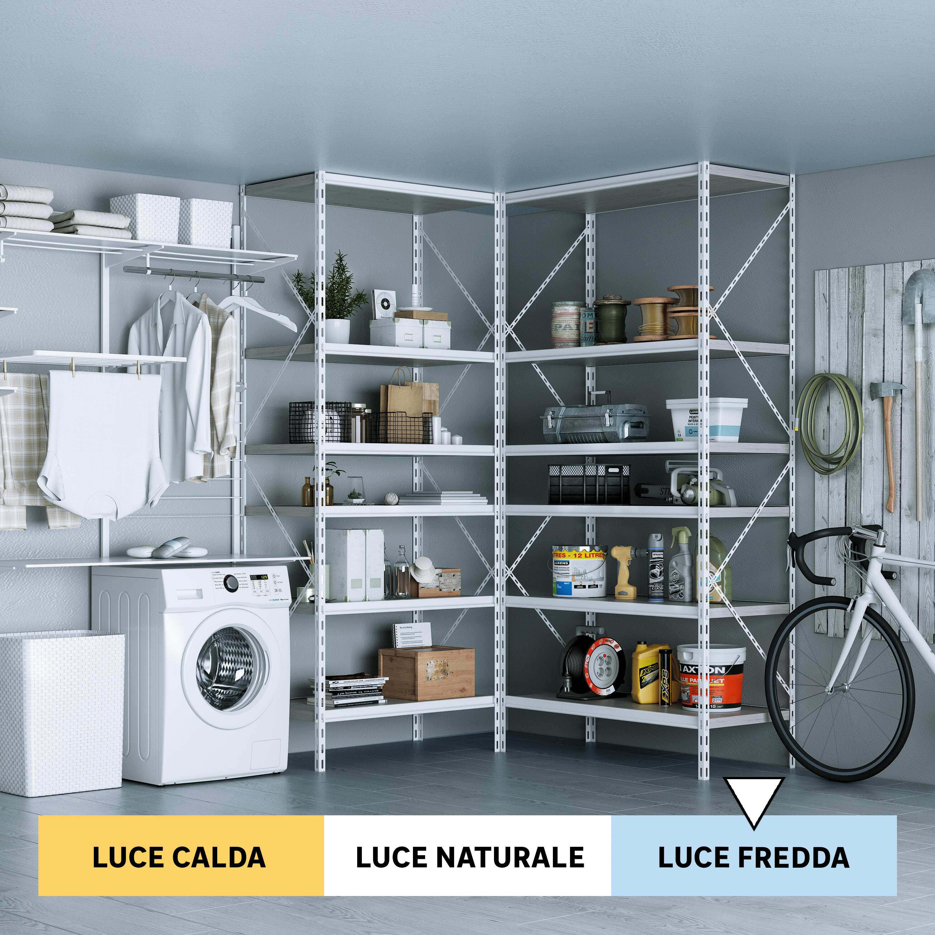 Lampadina LED, E27 goccia, opaco, 8.5W = 740 LM (equiv 50 W), 280°, IMPERIA - 4