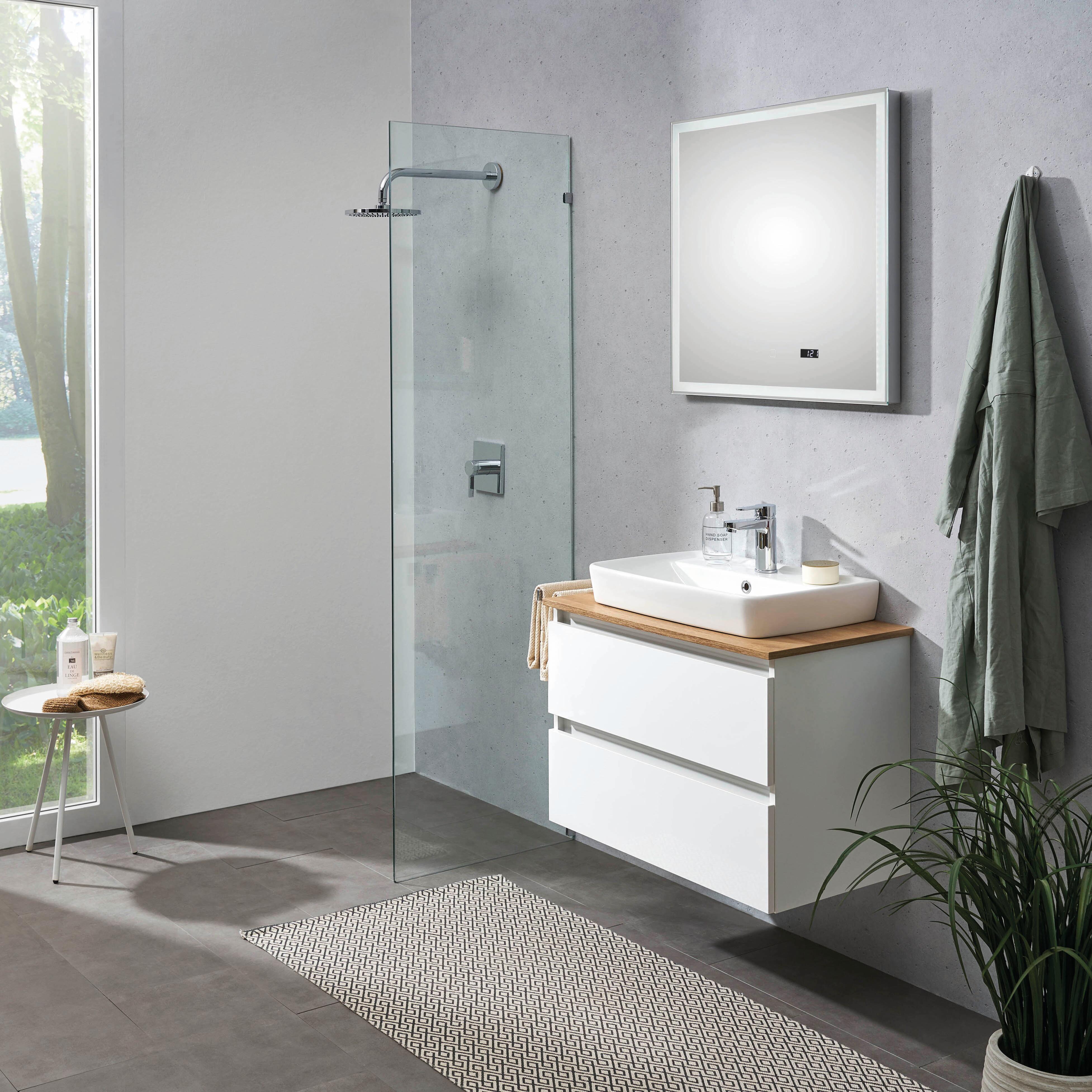 Mobile da bagno sospeso sotto lavabo L 75 x H 53 x P 49 cm bianco, 2 cassetti PELIPAL Balu - 5