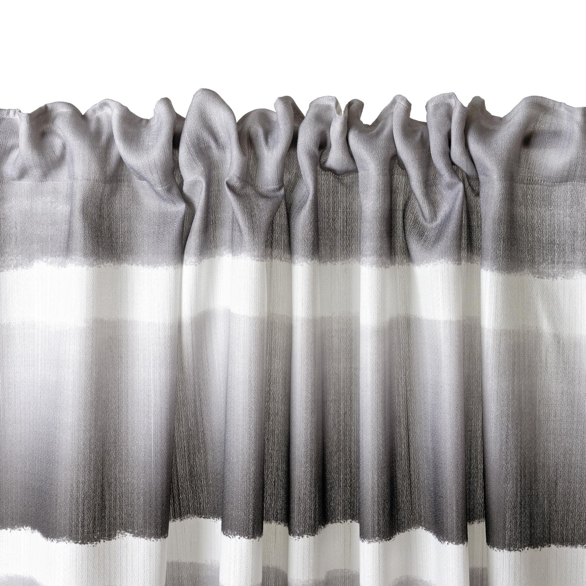 Tenda Sfumata grigio, passanti nascosti 140x320 cm - 4