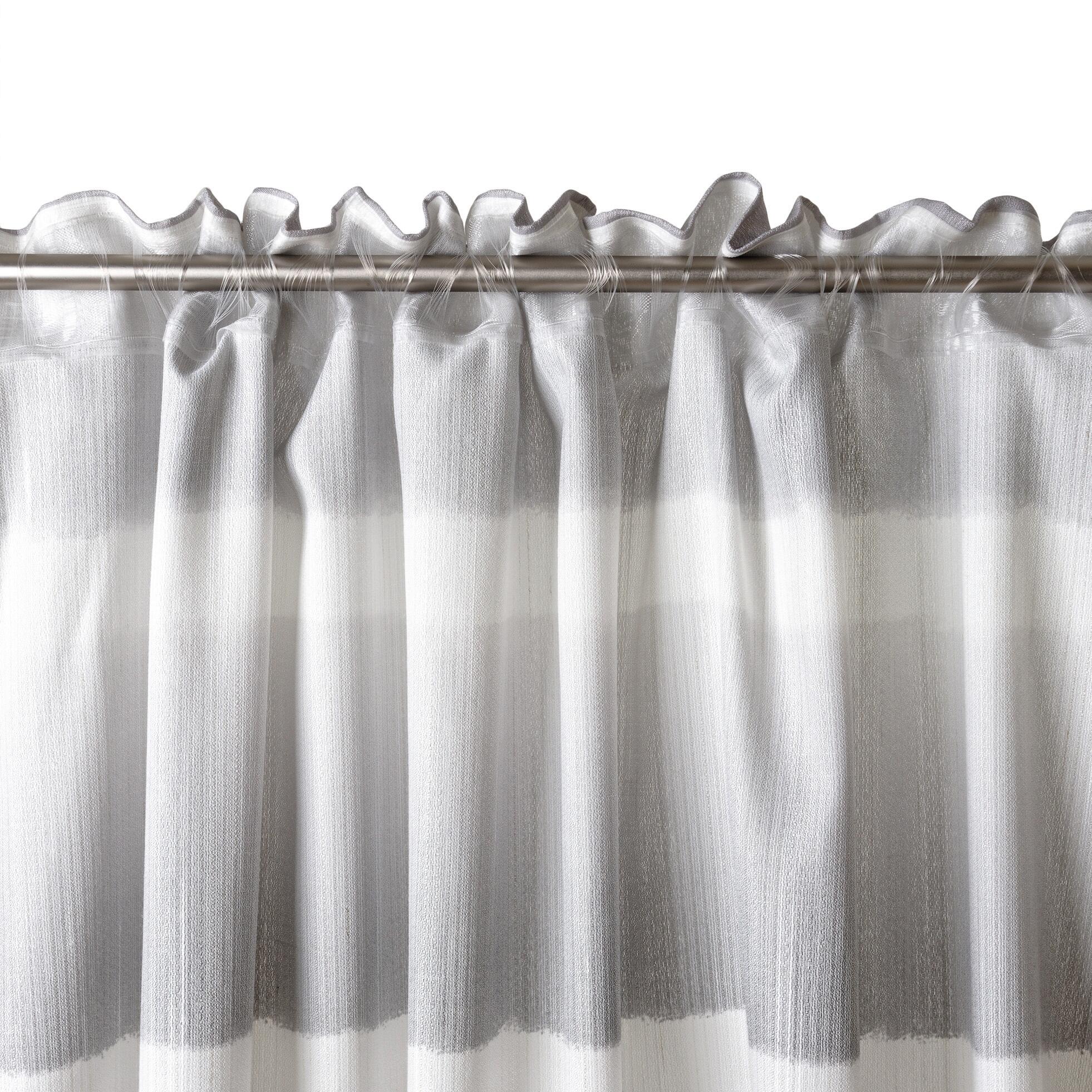 Tenda Sfumata grigio, passanti nascosti 140x320 cm - 3