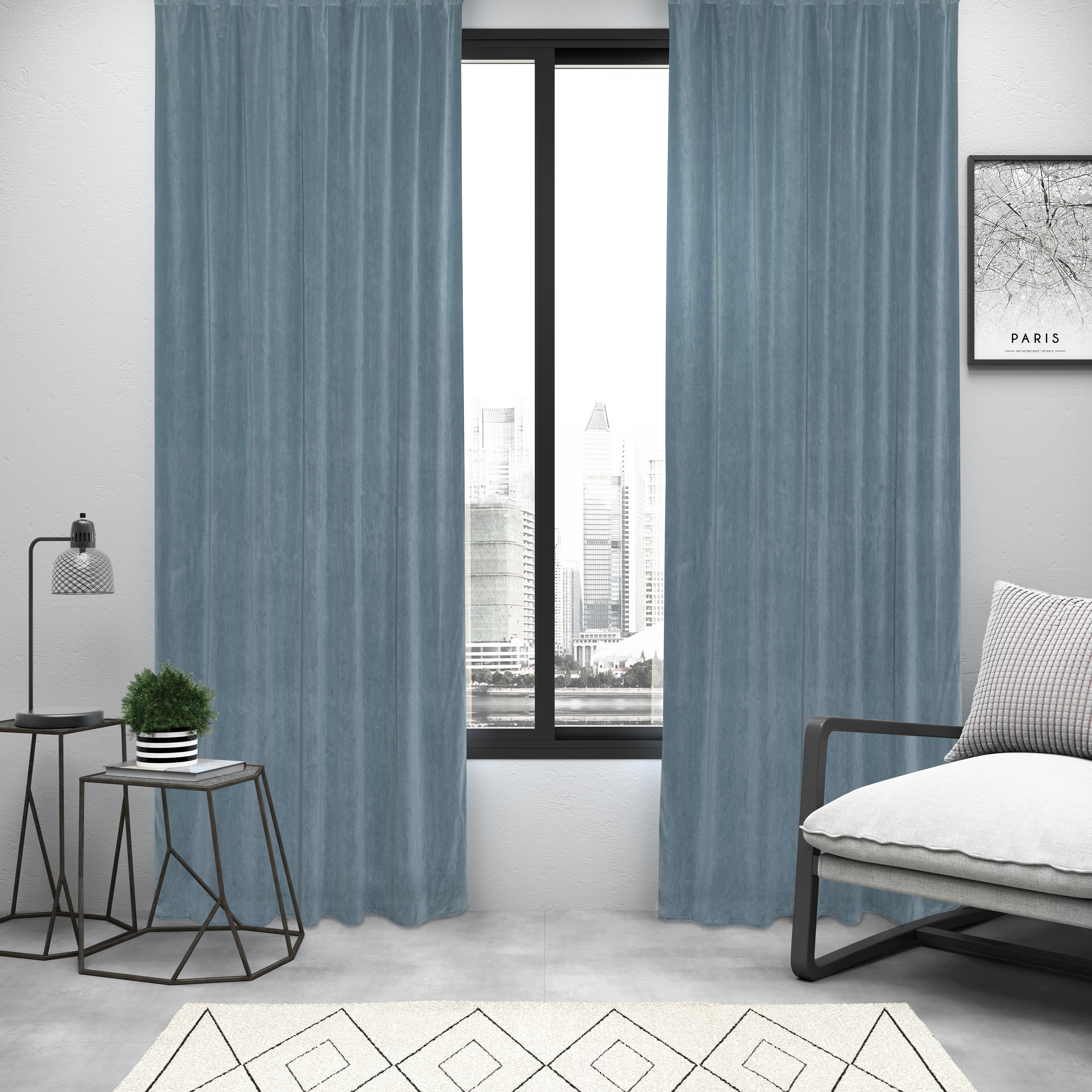 Cadre Milo, 30 x 40 cm noir, INSPIRE - 10